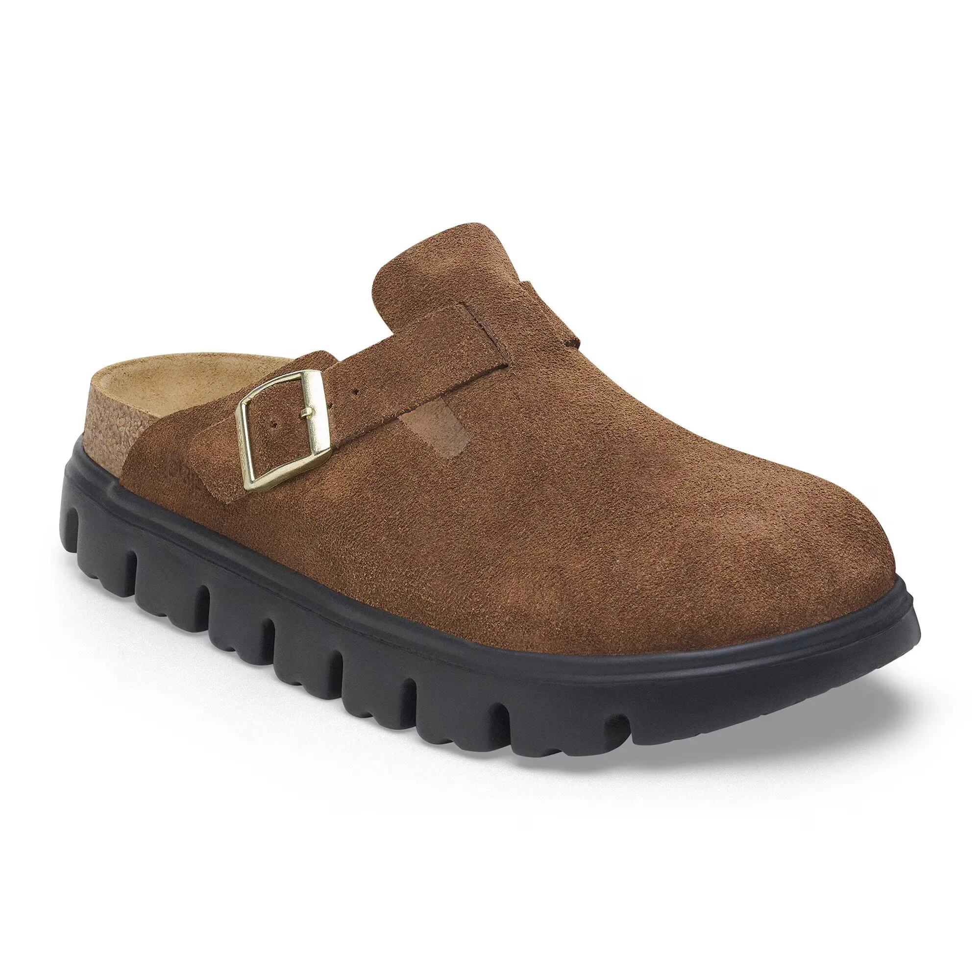 BIRKENSTOCK BOSTON CHUNKY - DARK TEA SUEDE partygoers Durable piece