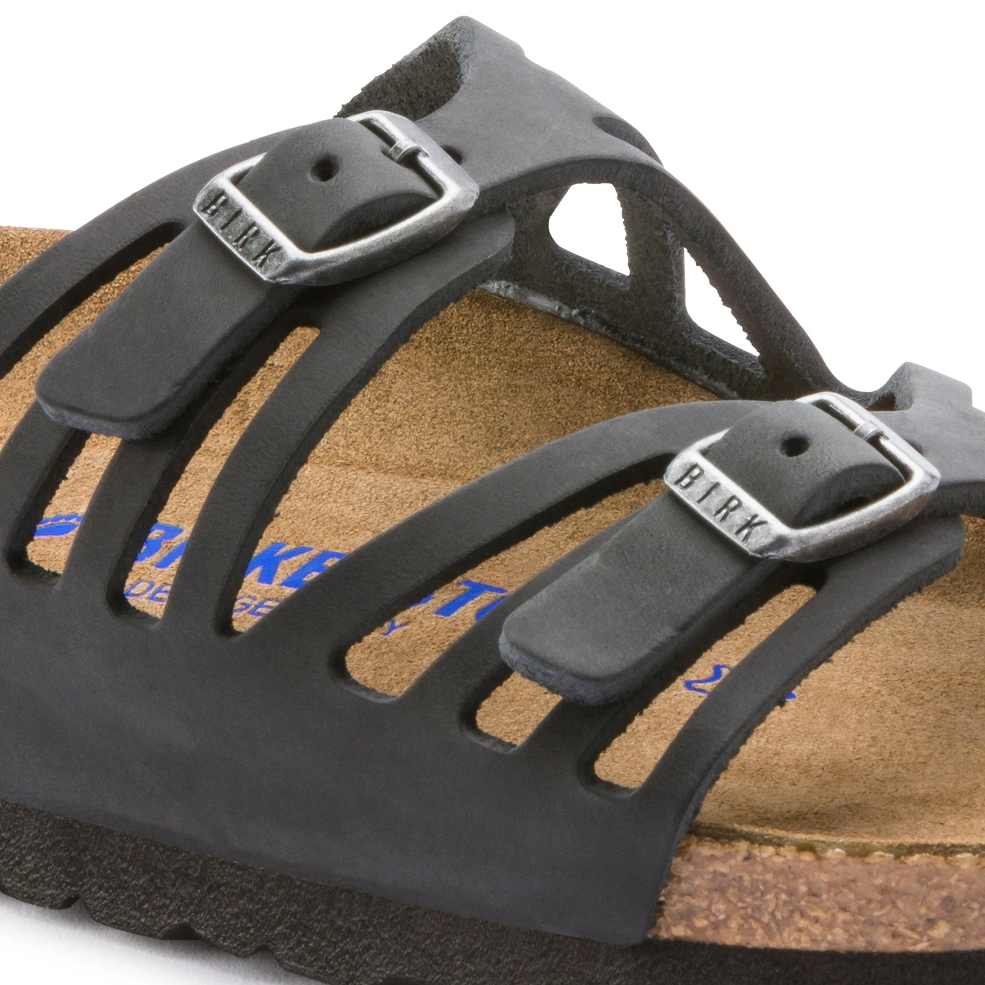 BIRKENSTOCK GRANADA SOFT FOOTBED SANDAL Sustainable Manufacturing Breathable knit