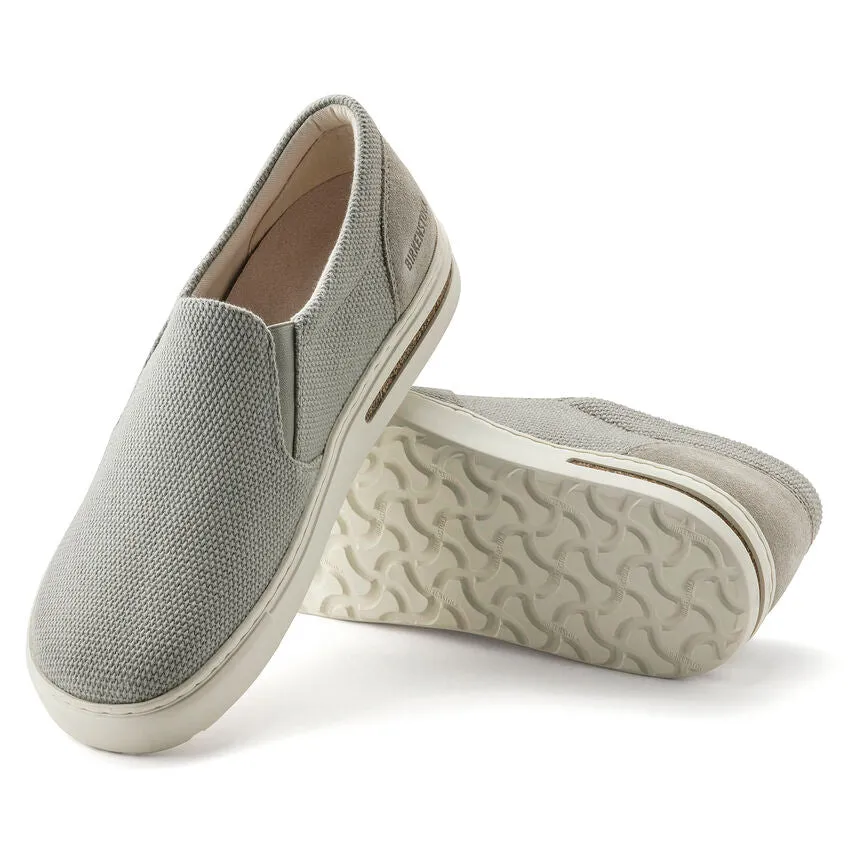 BIRKENSTOCK OSWEGO - WHALE GRAY CANVAS/SUEDE Ventilated Upper outdoor - style