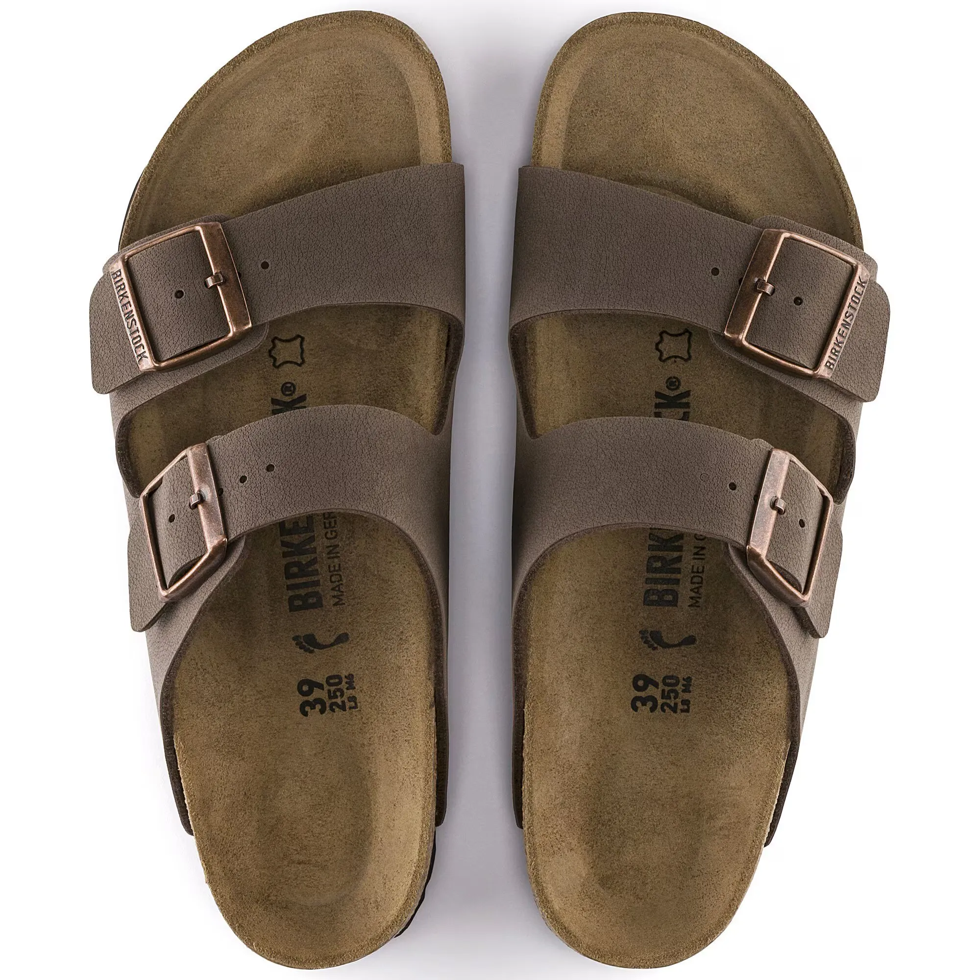 Fit BIRKENSTOCK WOMENS BIRKI BUC ARIZONA - MOCHA
