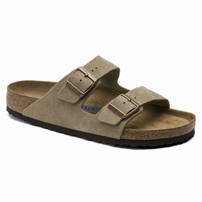 Bay Walk Tropical Leaf BIRKENSTOCK ARIZONA SOFT TAUPE