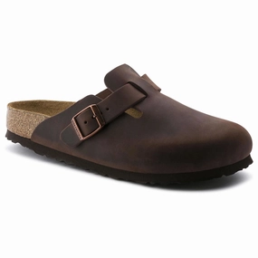 Durable Midsole Birkenstock Boston Soft Footbed - Oiled Leather