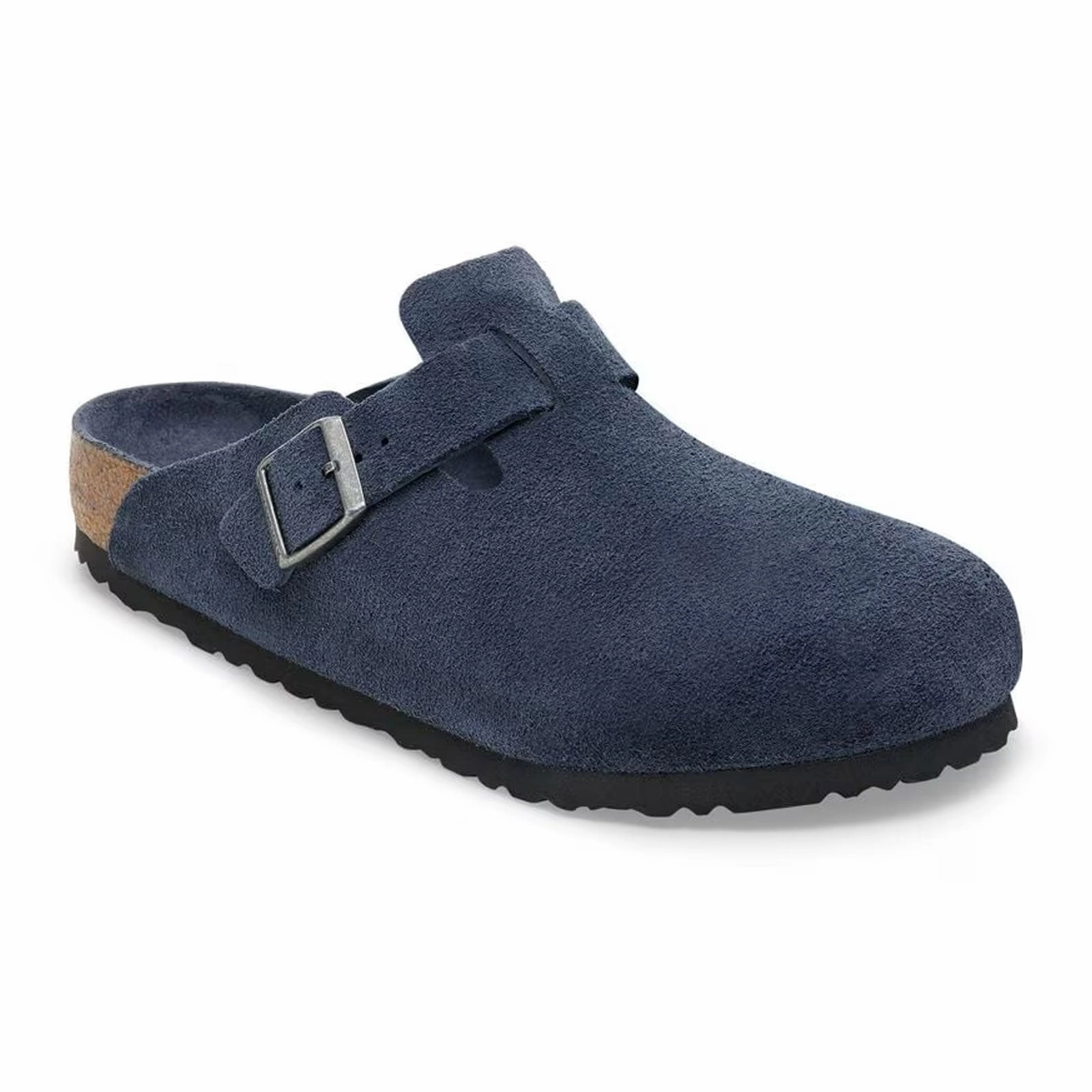 Birkenstock Boston Soft Footbed Clog (Men) - New Navy Suede Vibrant evening gown