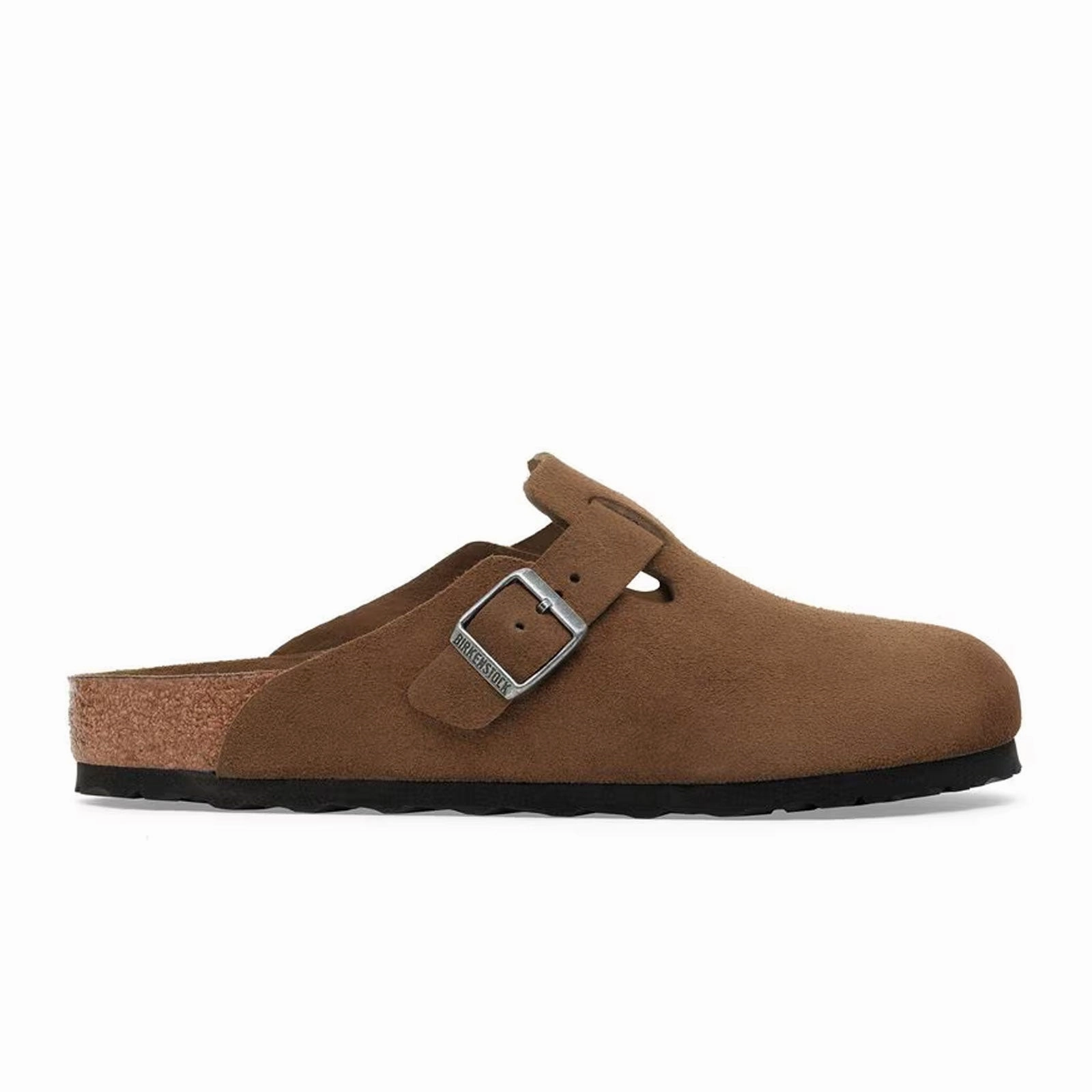 Nordic Calm Birkenstock Boston Soft Footbed Clog (Women) - Dark Tea Suede