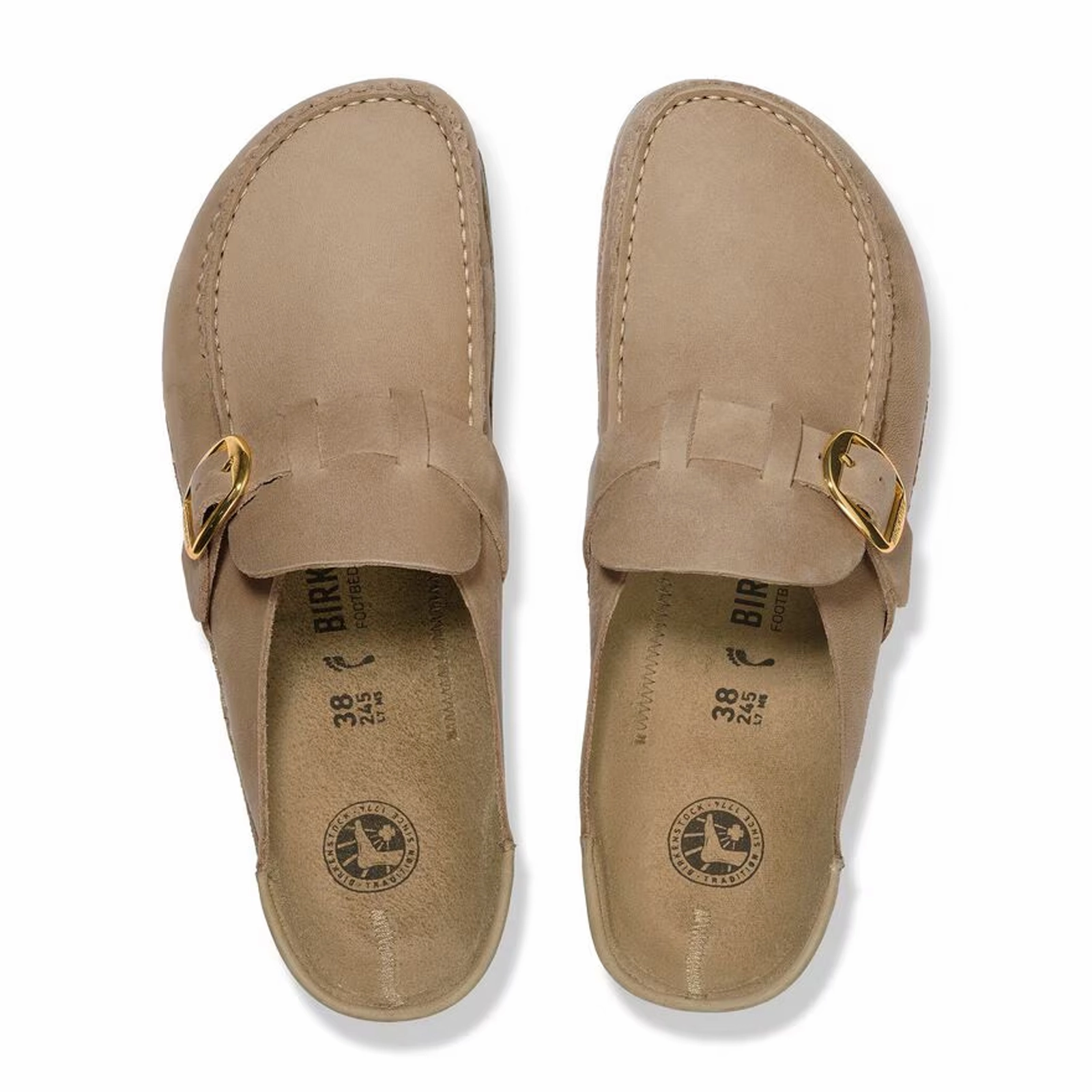 Romantic Bloom Birkenstock Buckley Clog (Women) - Tobacco Oiled Leather