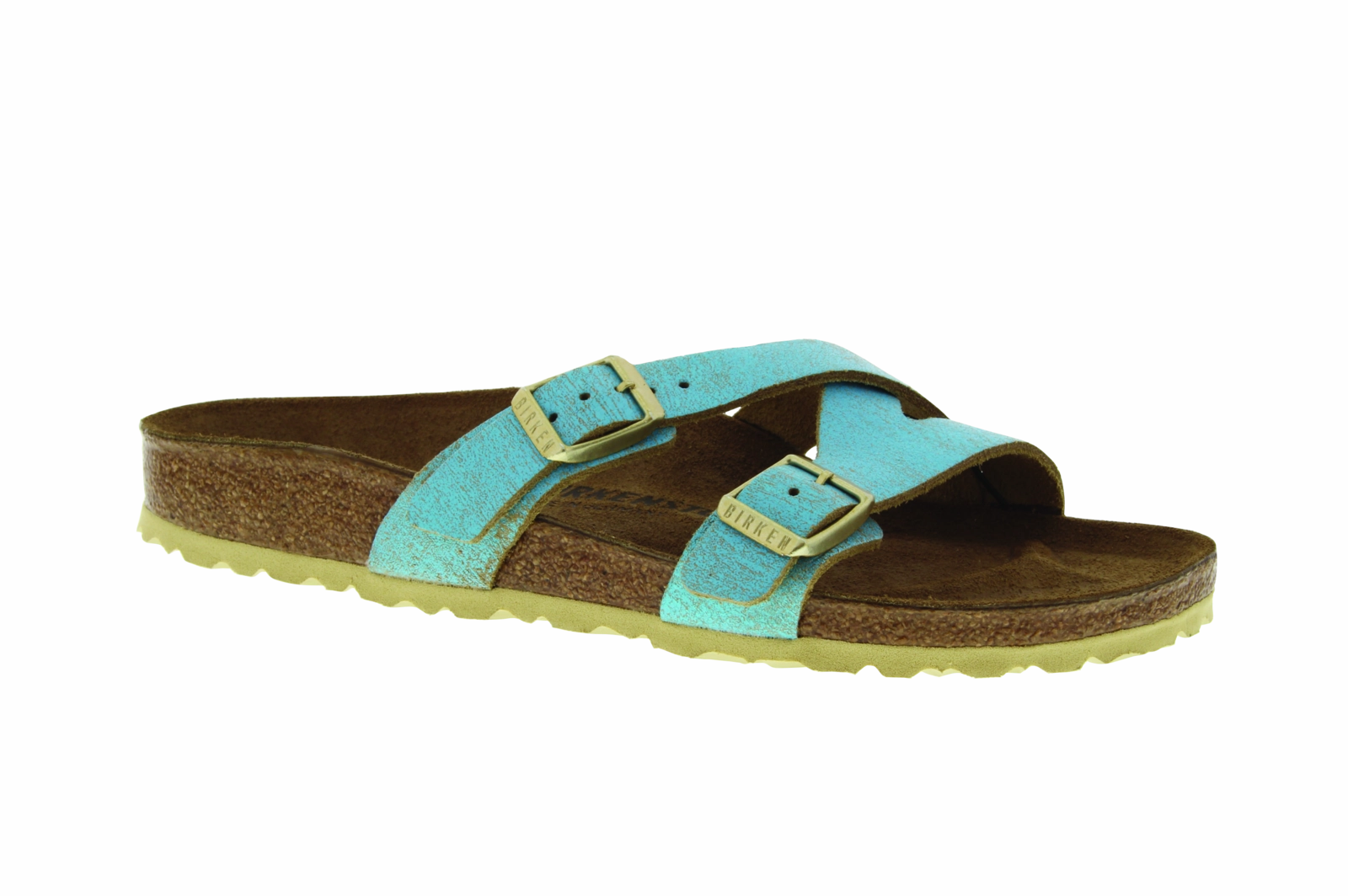 All-Purpose Comfort Trendy Beach Footwear Birkenstock Yao Washed Metallic