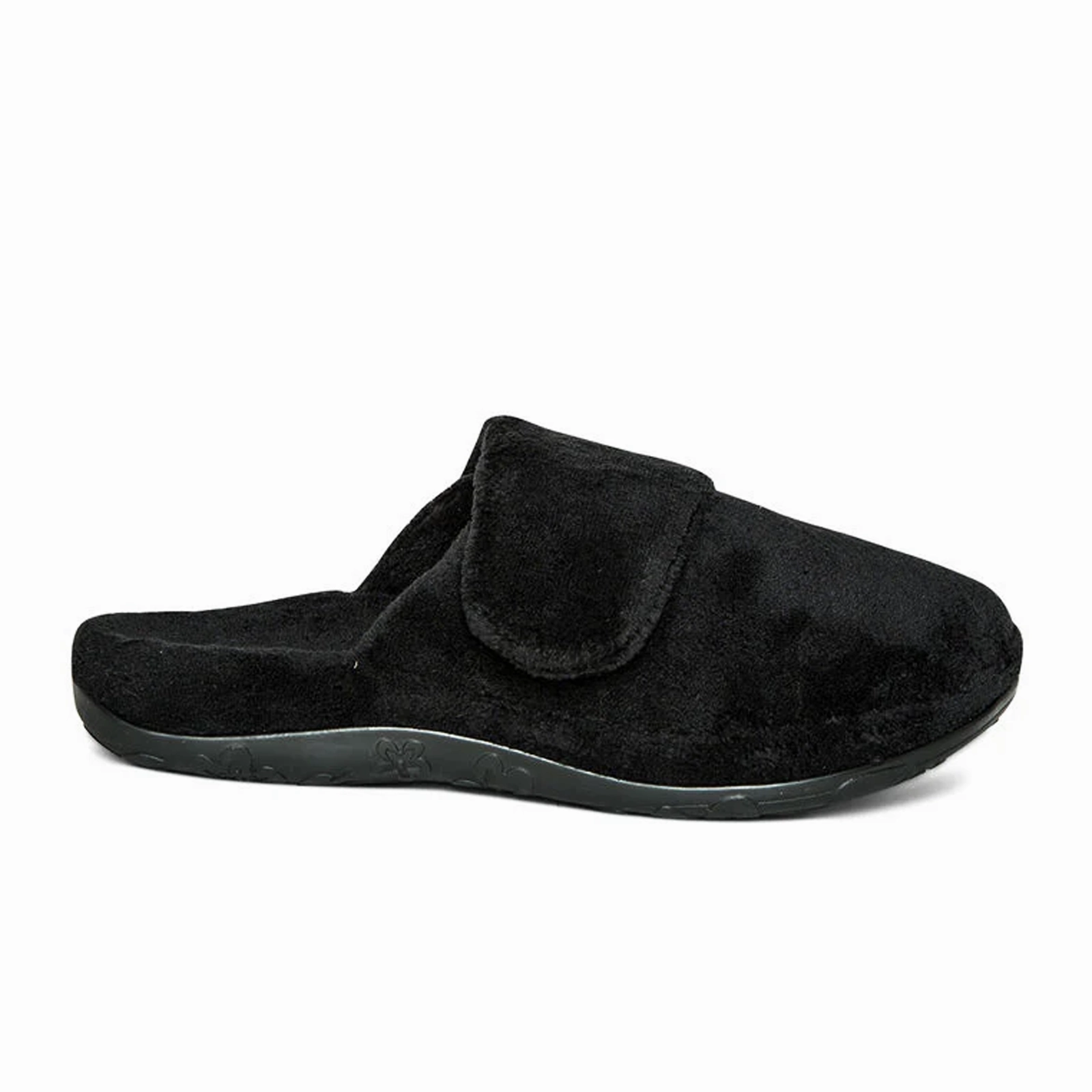 Aetrex Mandy Slipper (Women) - Black Elegant Mature