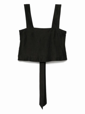 Bormio Tie Back Bodice in Black Balance Core