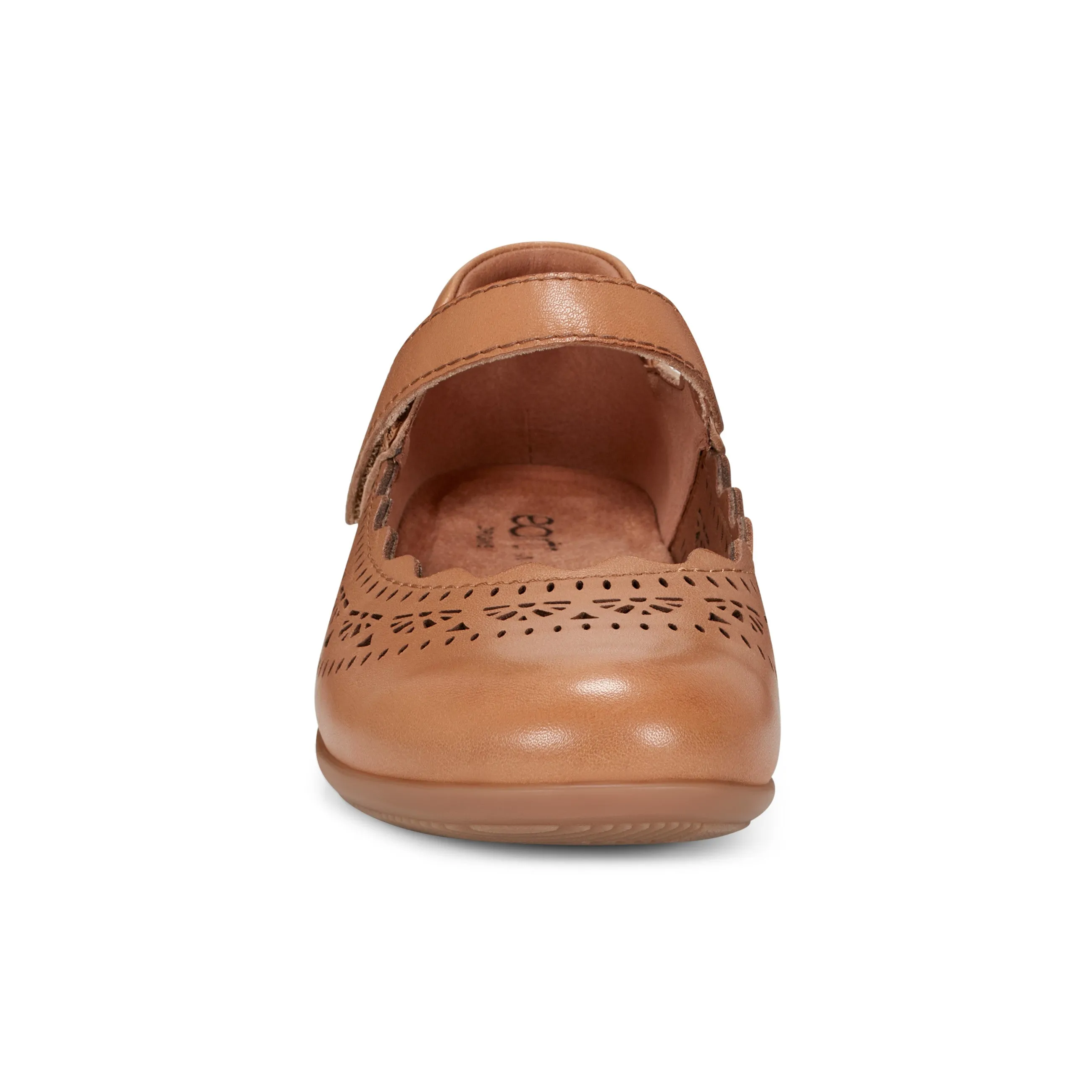 Memory Foam Layer wonderful Brady Round Toe Adjustable Strap Casual Flats