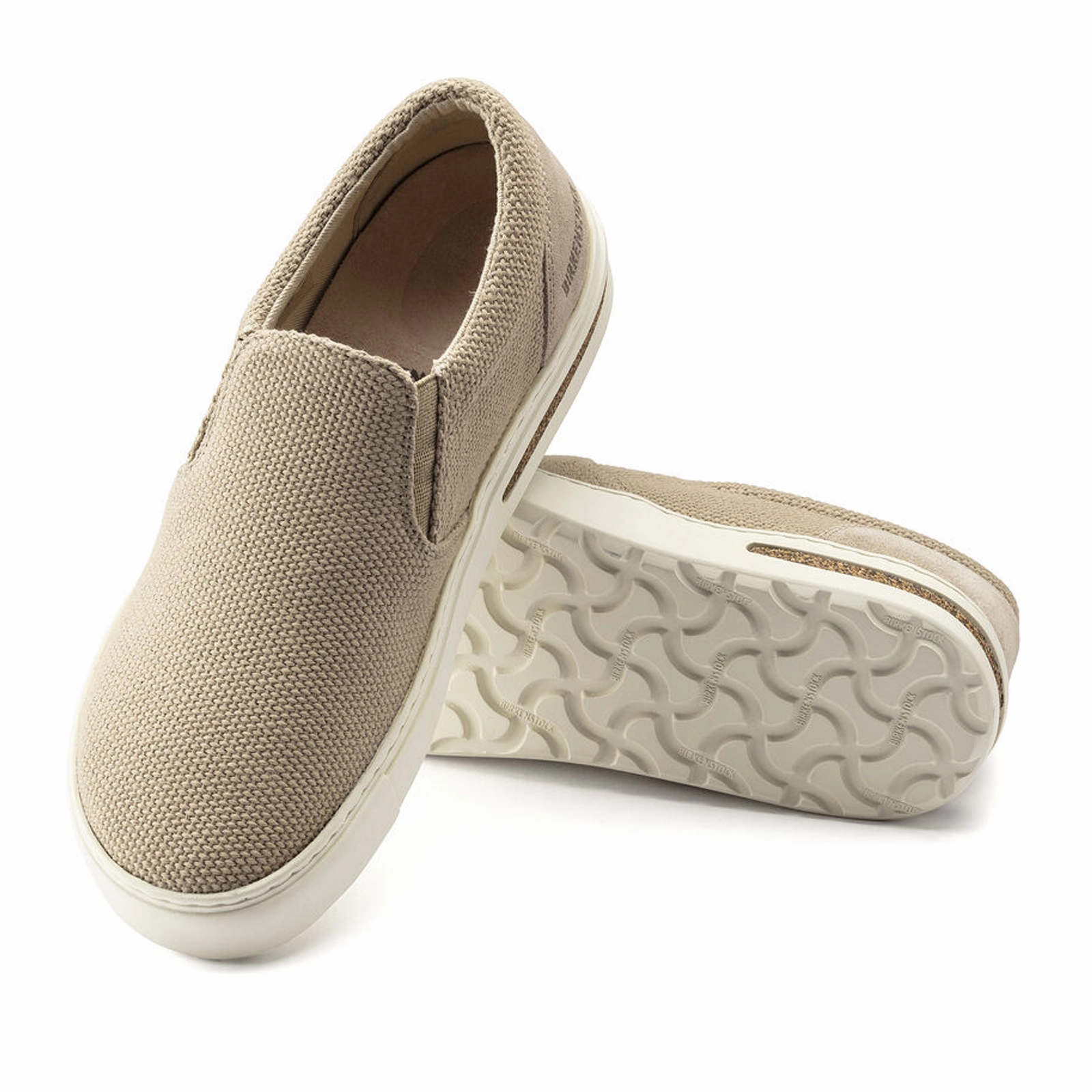 Birkenstock Oswego Slip On Sneaker (Men) - Sandcastle Canvas Street Motion