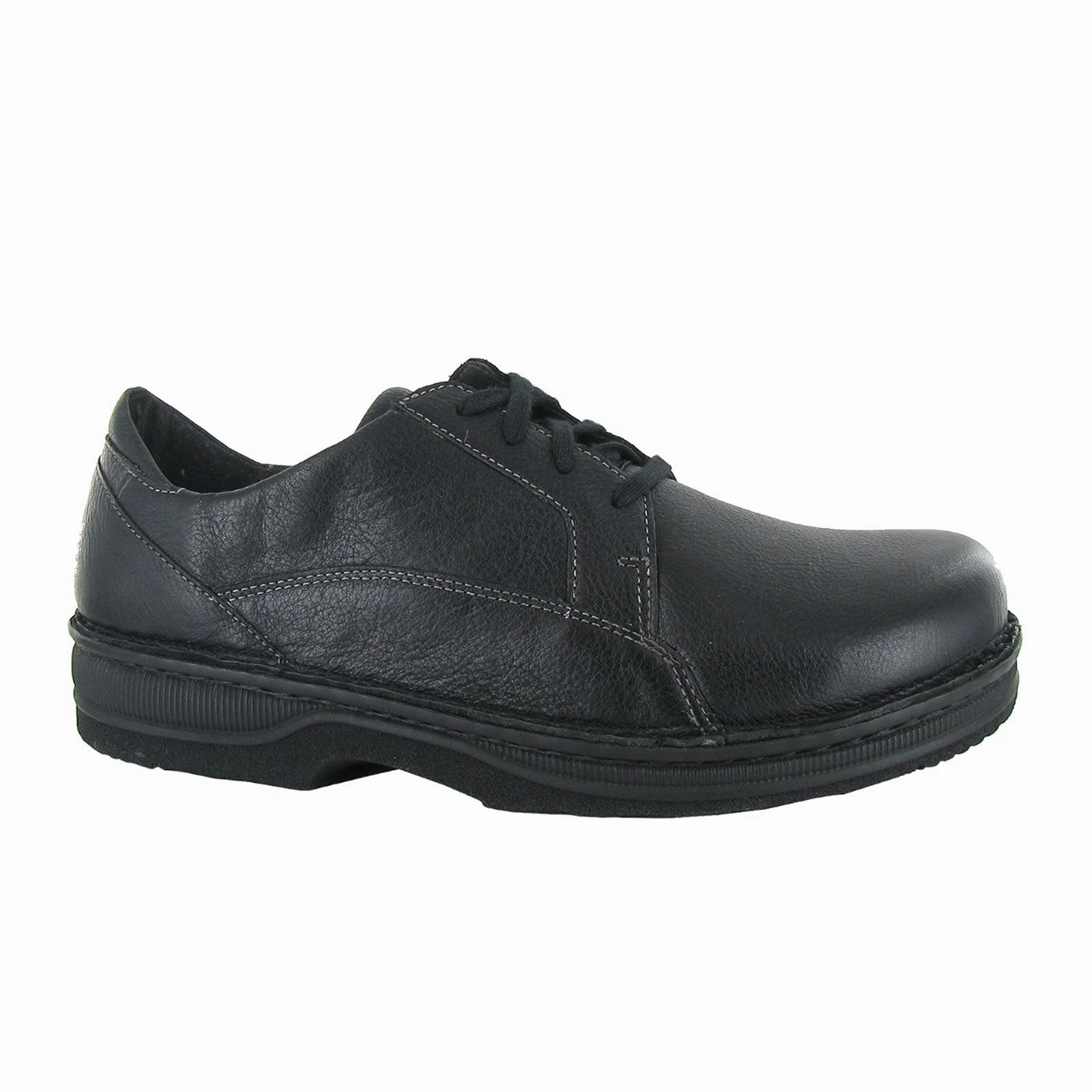 Light Rhythm Artistic Flair Naot Olaf Lace Up (Men) - Soft Black Leather
