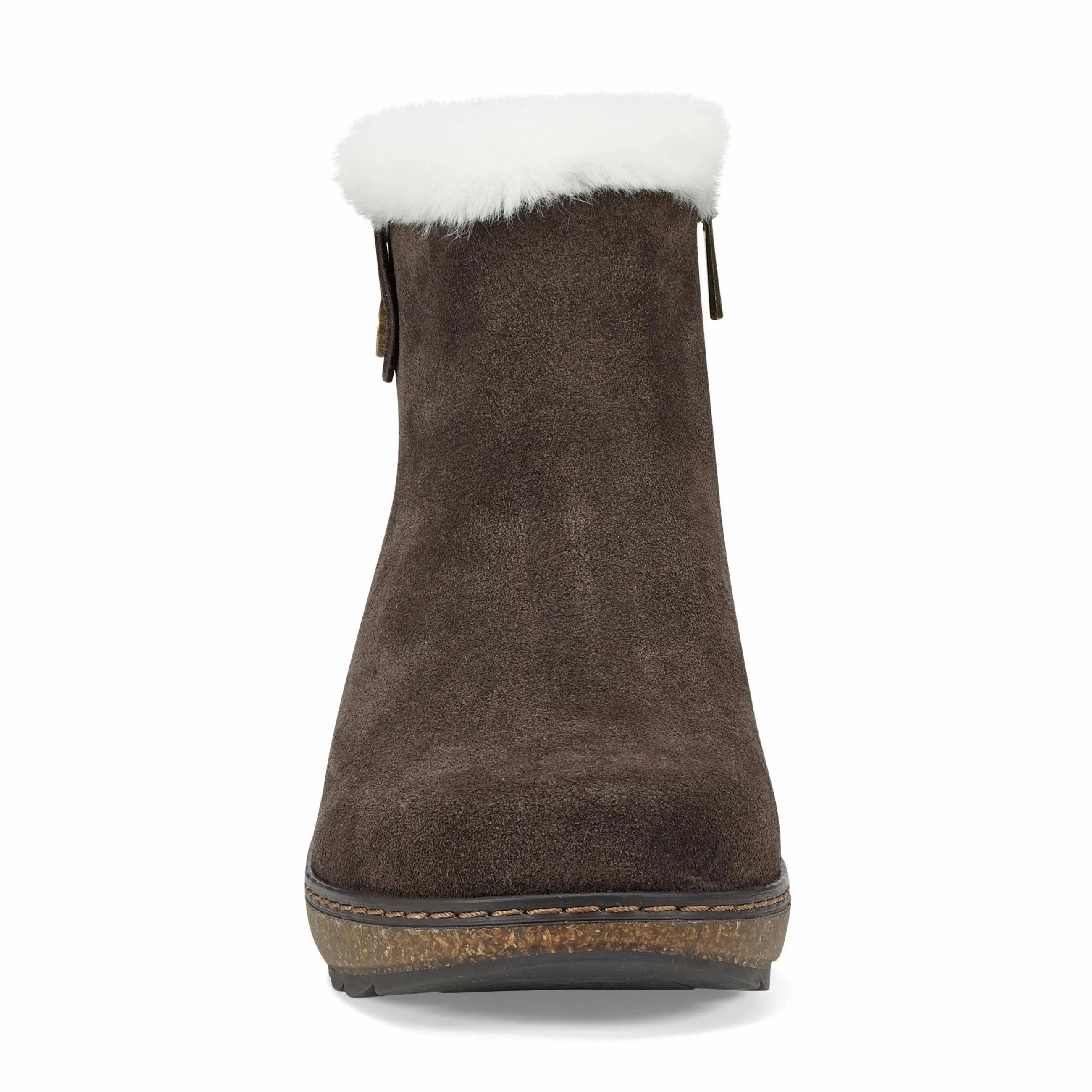 travel - convenient Lightweight sole design Kim Cold Weather Round Toe Casual Booties