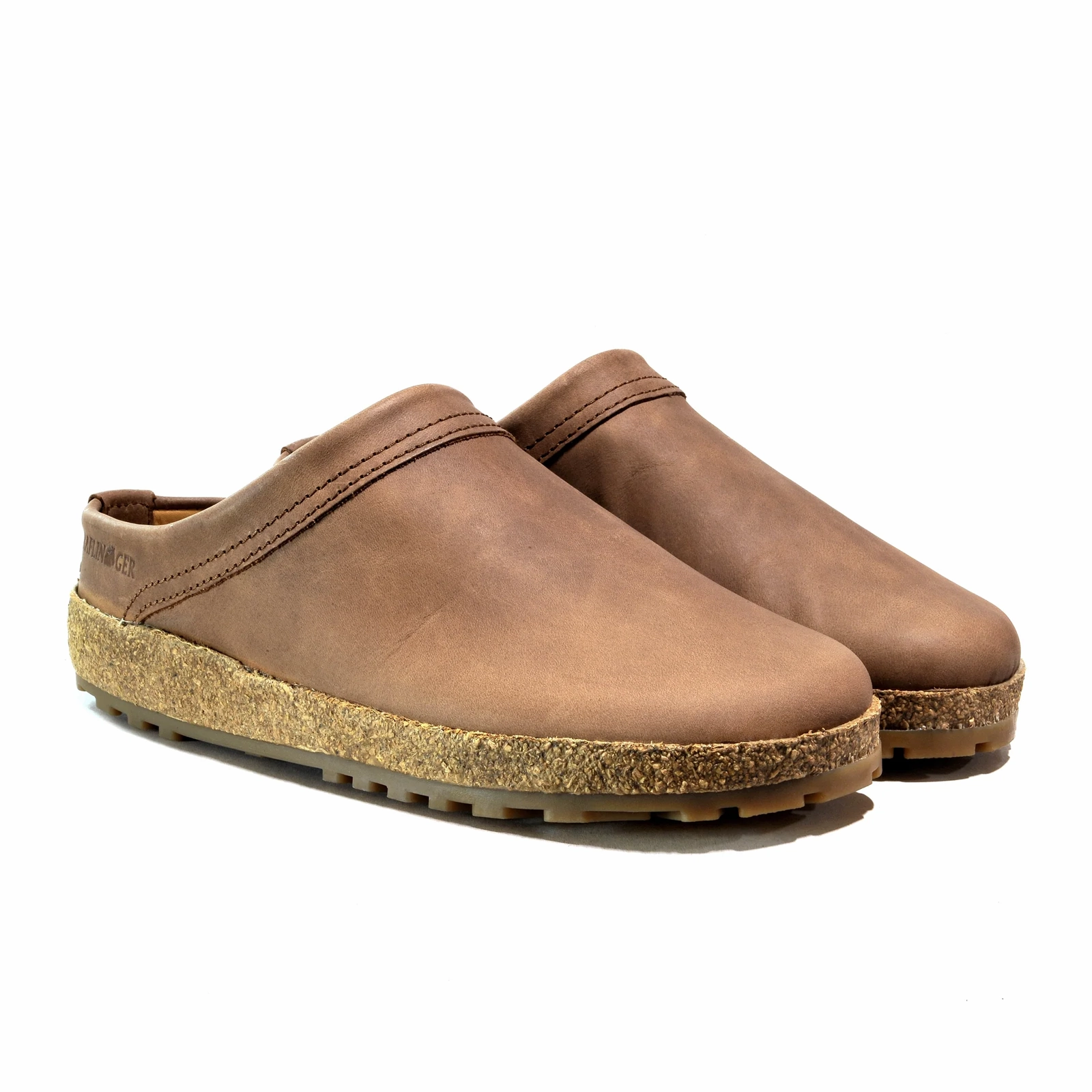 Haflinger Malmo Clog (Women) - Saddle Leather Smart and Stylish Balanced Texture