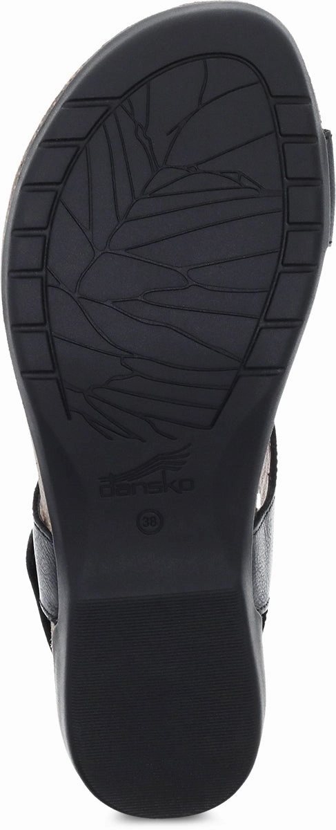 Relaxed Footwear for Summer Gel Insole DANSKO REECE BLACK