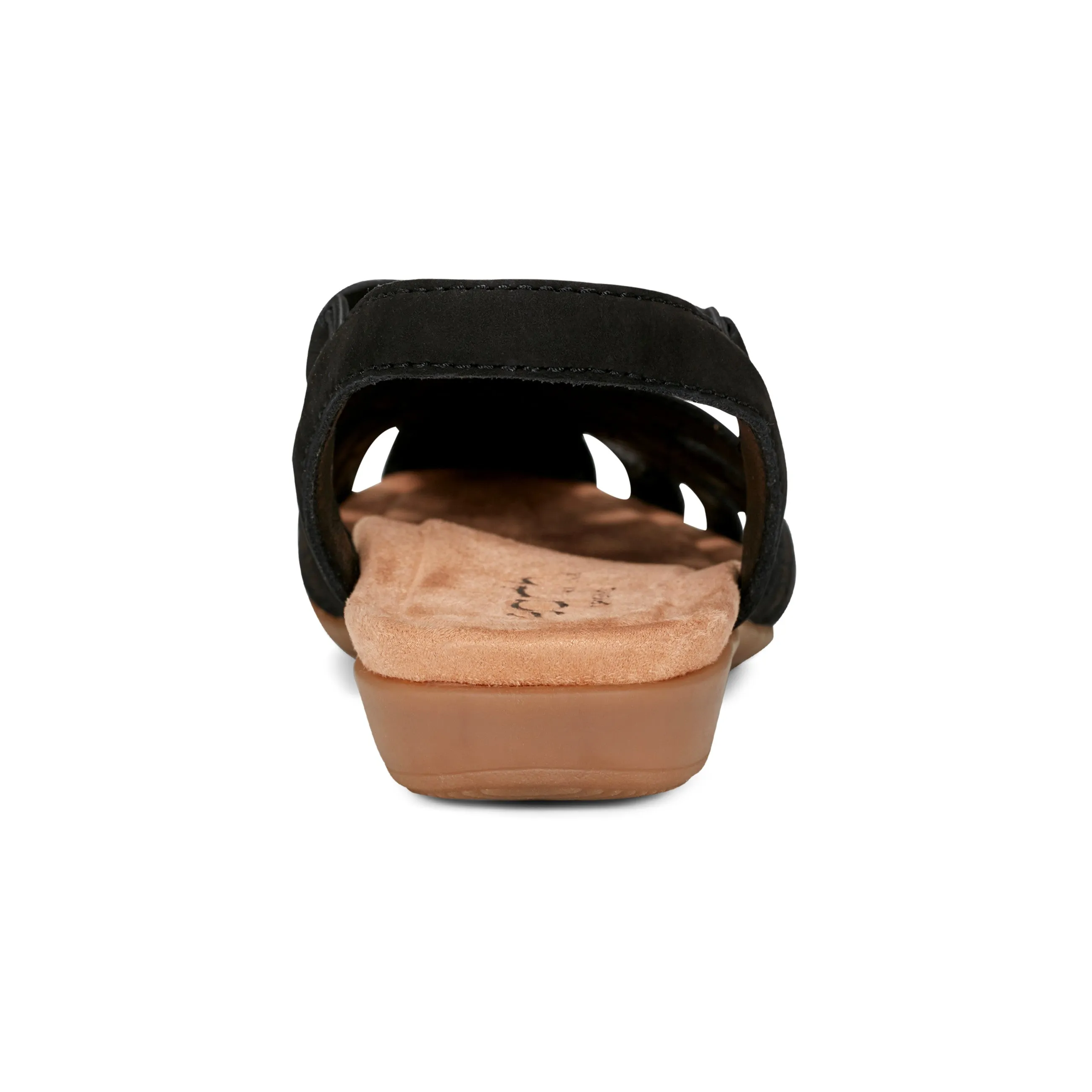 Briel Round Toe Casual Slingback Flat Sandals skateboarders Padded chic