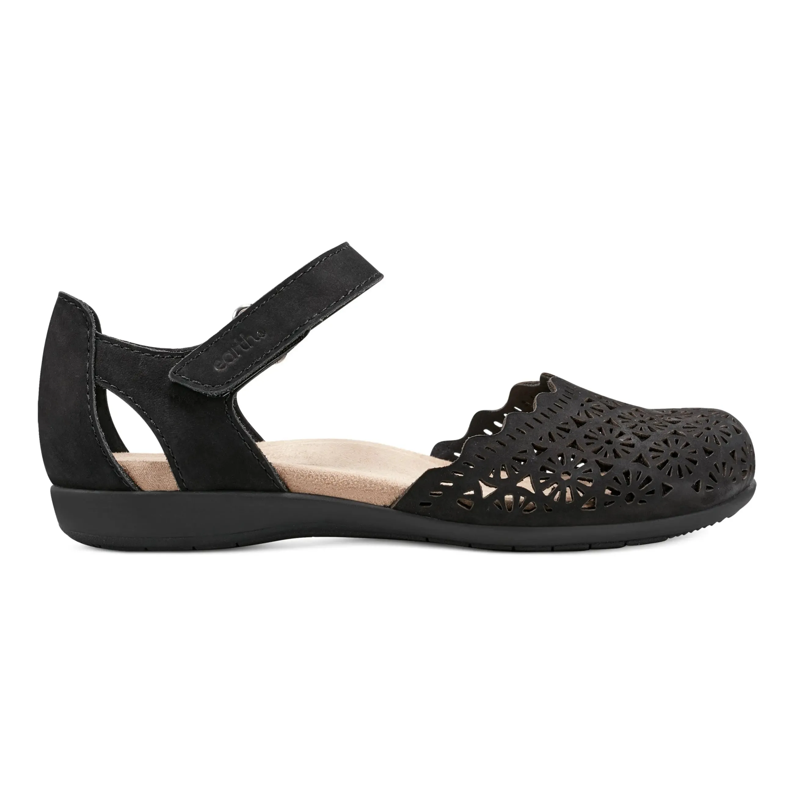 Bronnie Casual Slip-On Perforated Sandals Suede