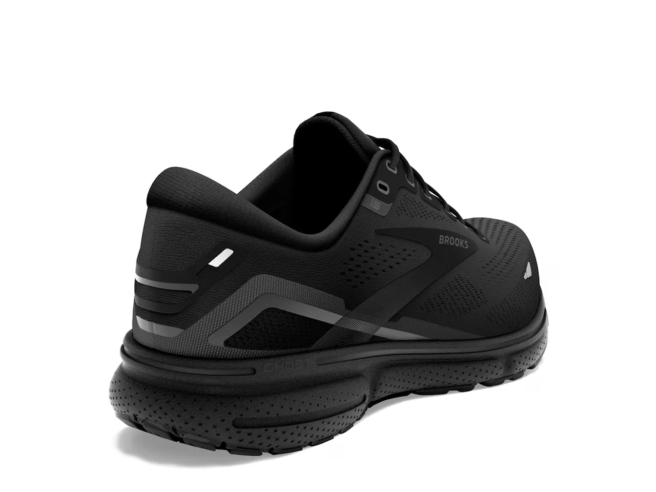Proper BROOKS MENS GHOST 15 - BLACK / BLACK