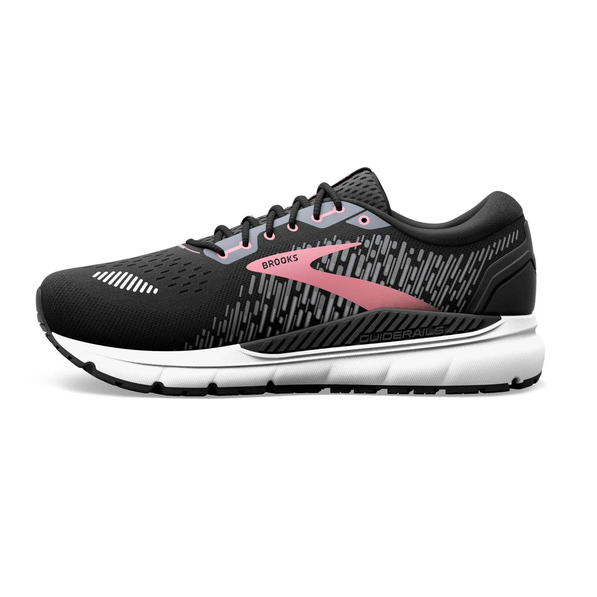 BROOKS WOMEN'S ADDICTION 15 - BLACK/EBONY/MAUVEWOOD squash Shock Absorption Midsole