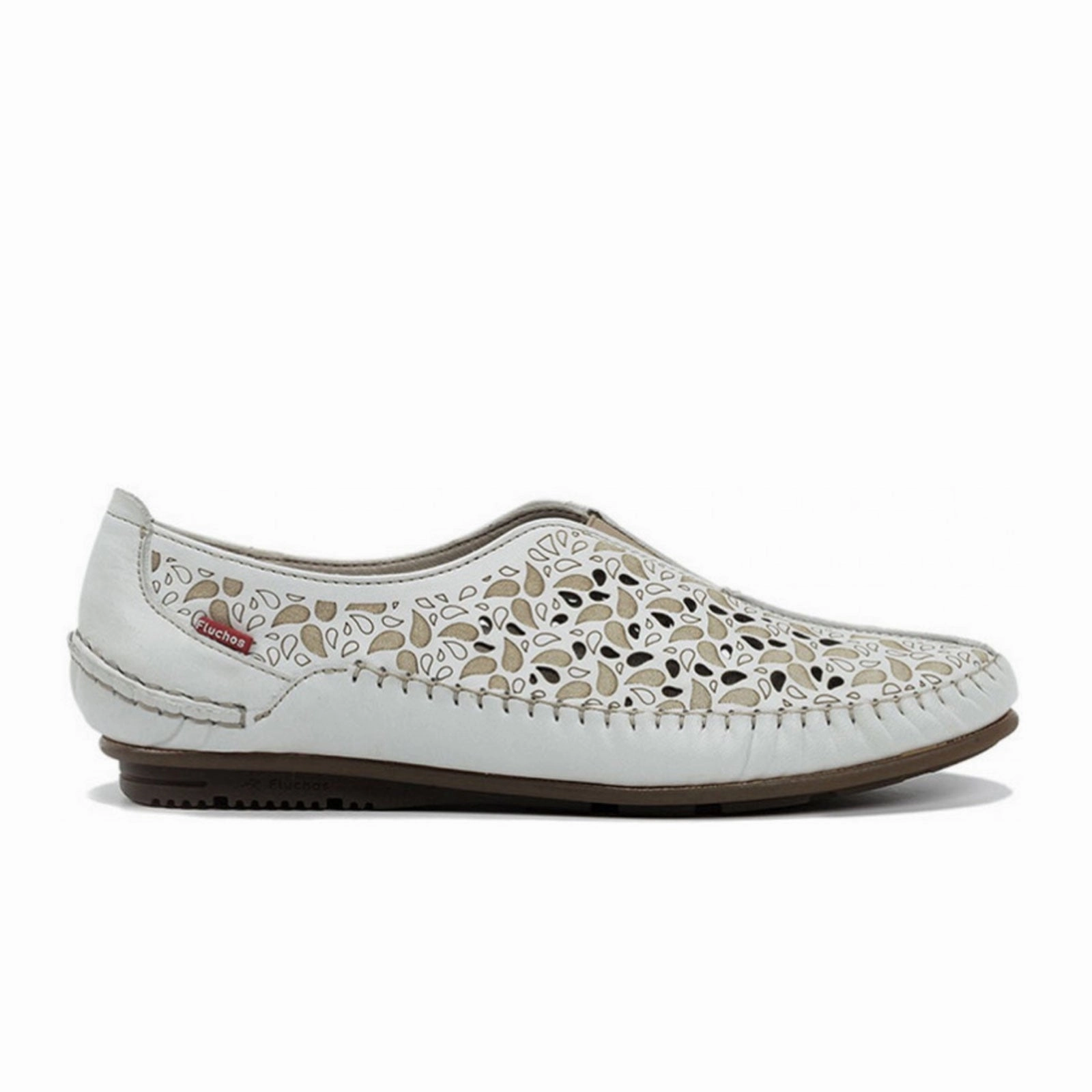 Fluchos Elsa F1182 Slip On (Women) - White Korean Trend Relax Piece