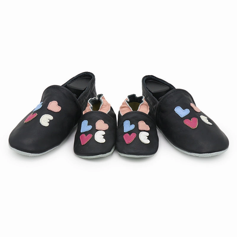 Love Black Parent Child Matching shoes-slippers suburb breathability - level