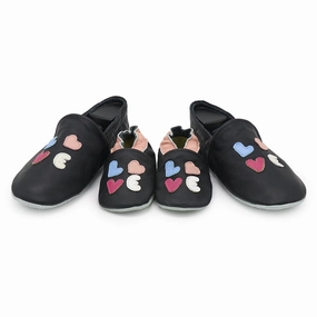 Love Black Parent Child Matching shoes-slippers suburb breathability - level