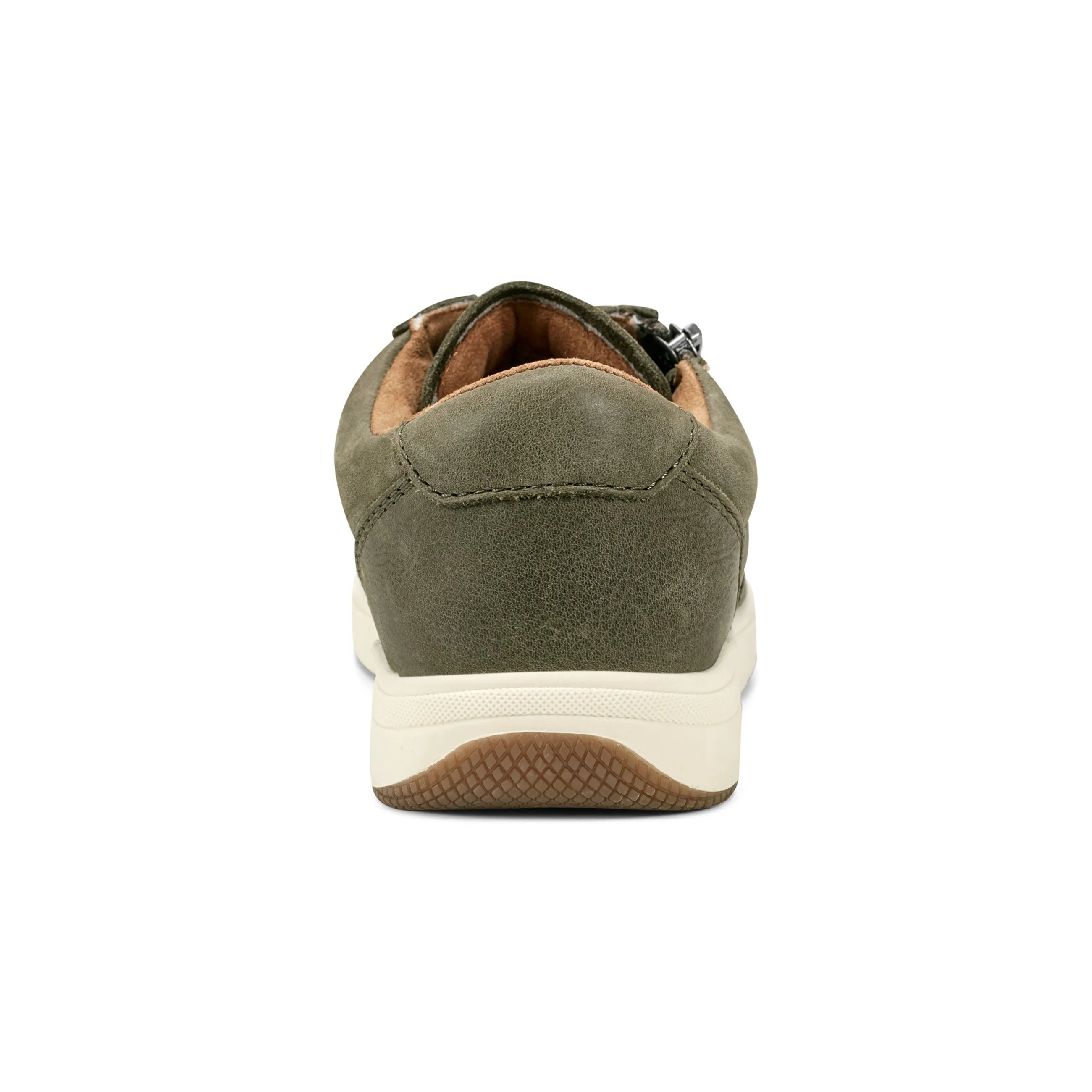 Reinforced Arch Plate Netta Round Toe Casual Lace-up Sneakers