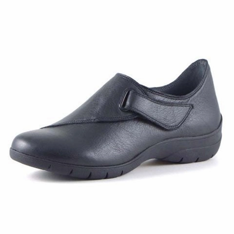 Bussola Kolding Slip On (Women) - Black Classic Mood Soft Curve