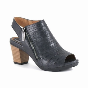 Bussola Landry Heeled Sandal (Women) - Black Timeless Shape