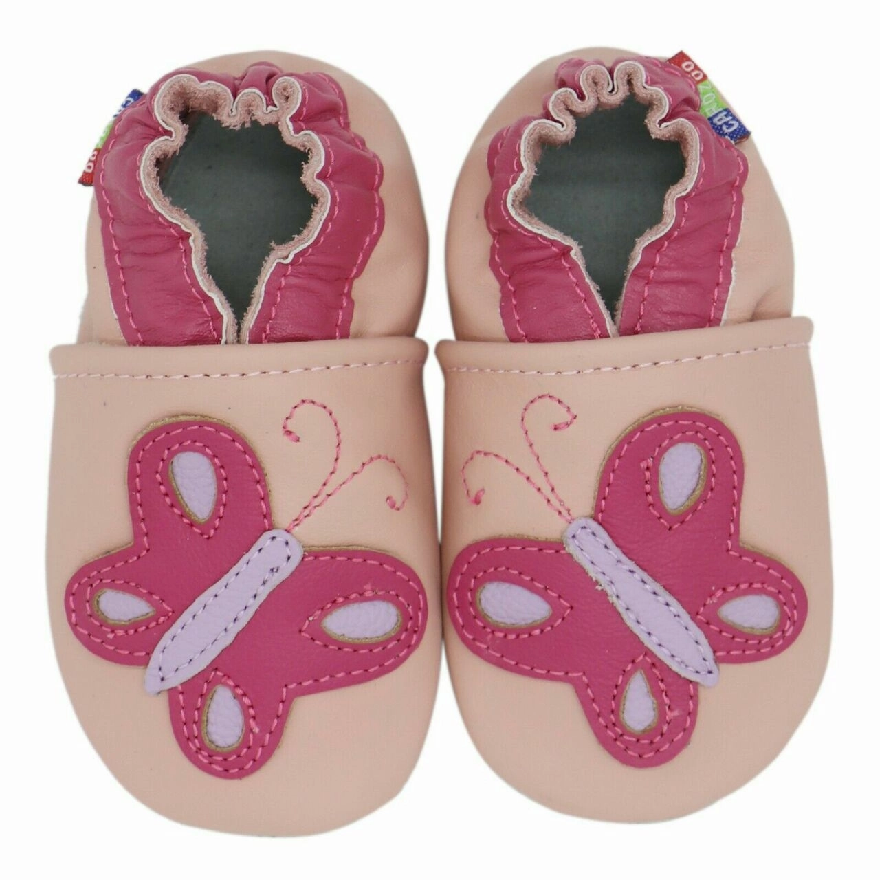 Butterfly Pink up to 6 Years Old indoor - style Non Slip Sole