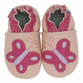 Butterfly Pink up to 6 Years Old indoor - style Non Slip Sole