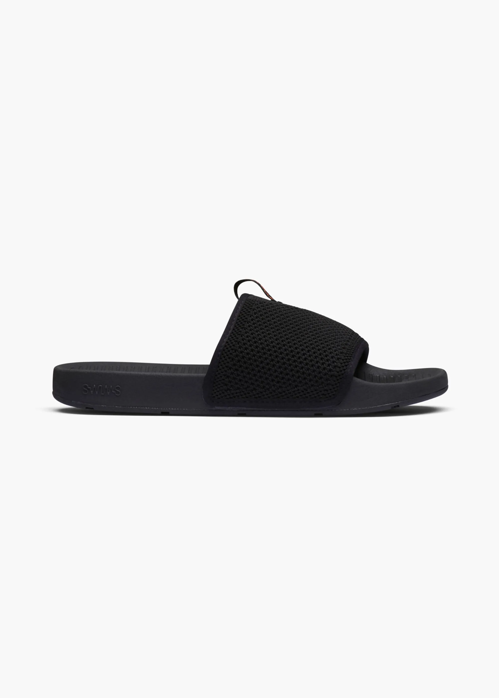 Cabana Slide in Black Anti Static Material pull - tab