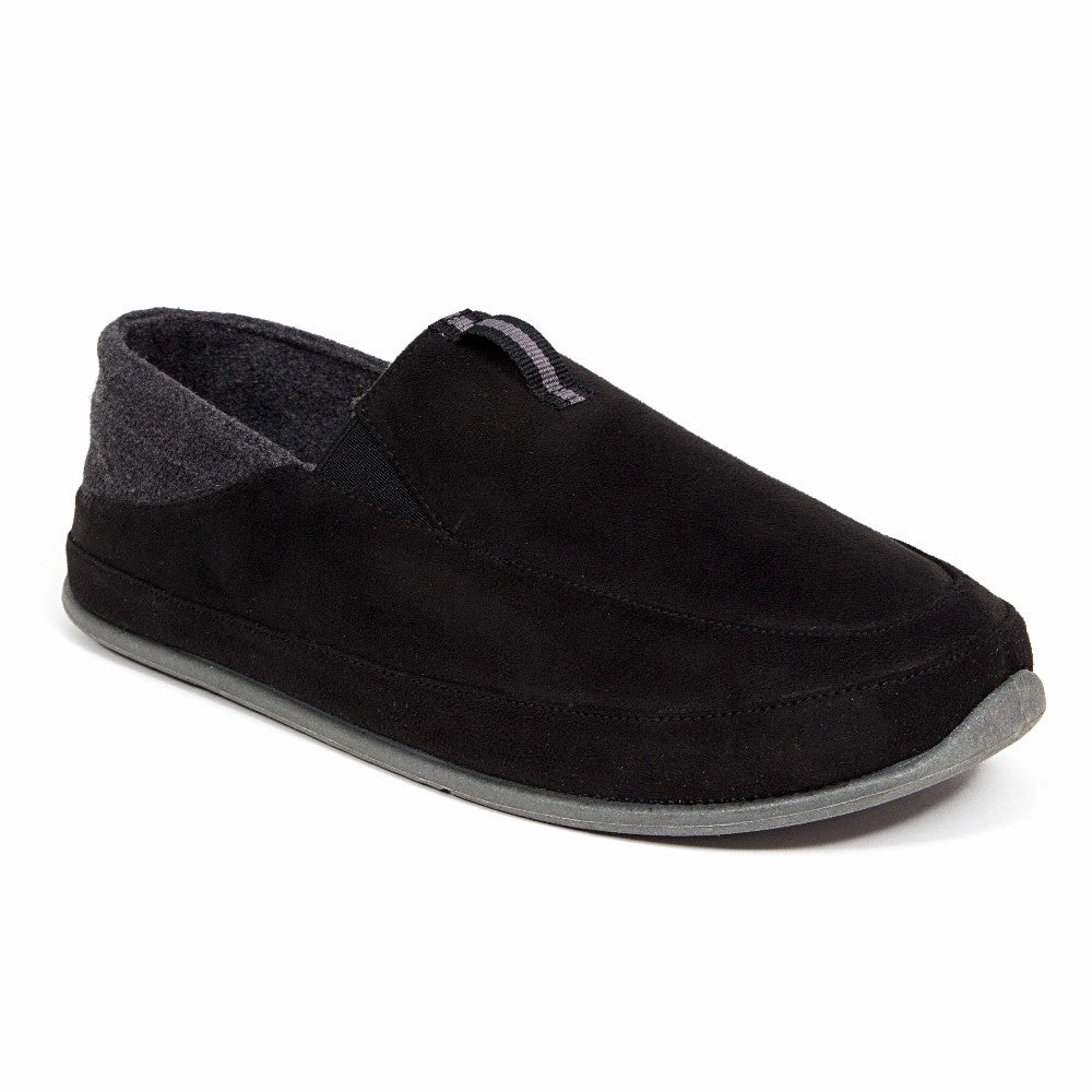 Campo Unisex Slipper in Black/Dark Grey Unique grip