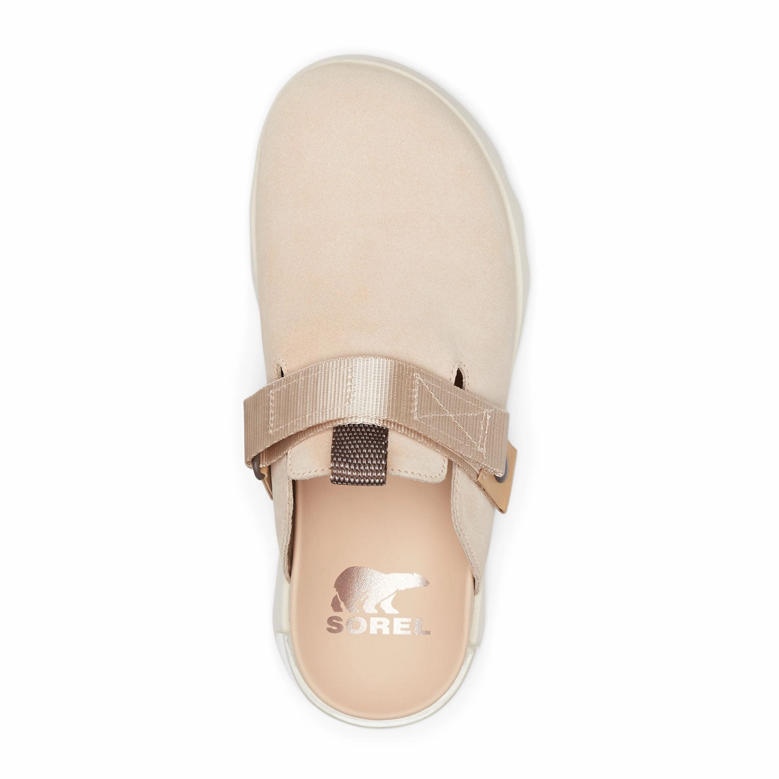 Delicate Touch Modest Light Sorel Viibe Clog (Women) - Nova Sand/Midnight Cocoa