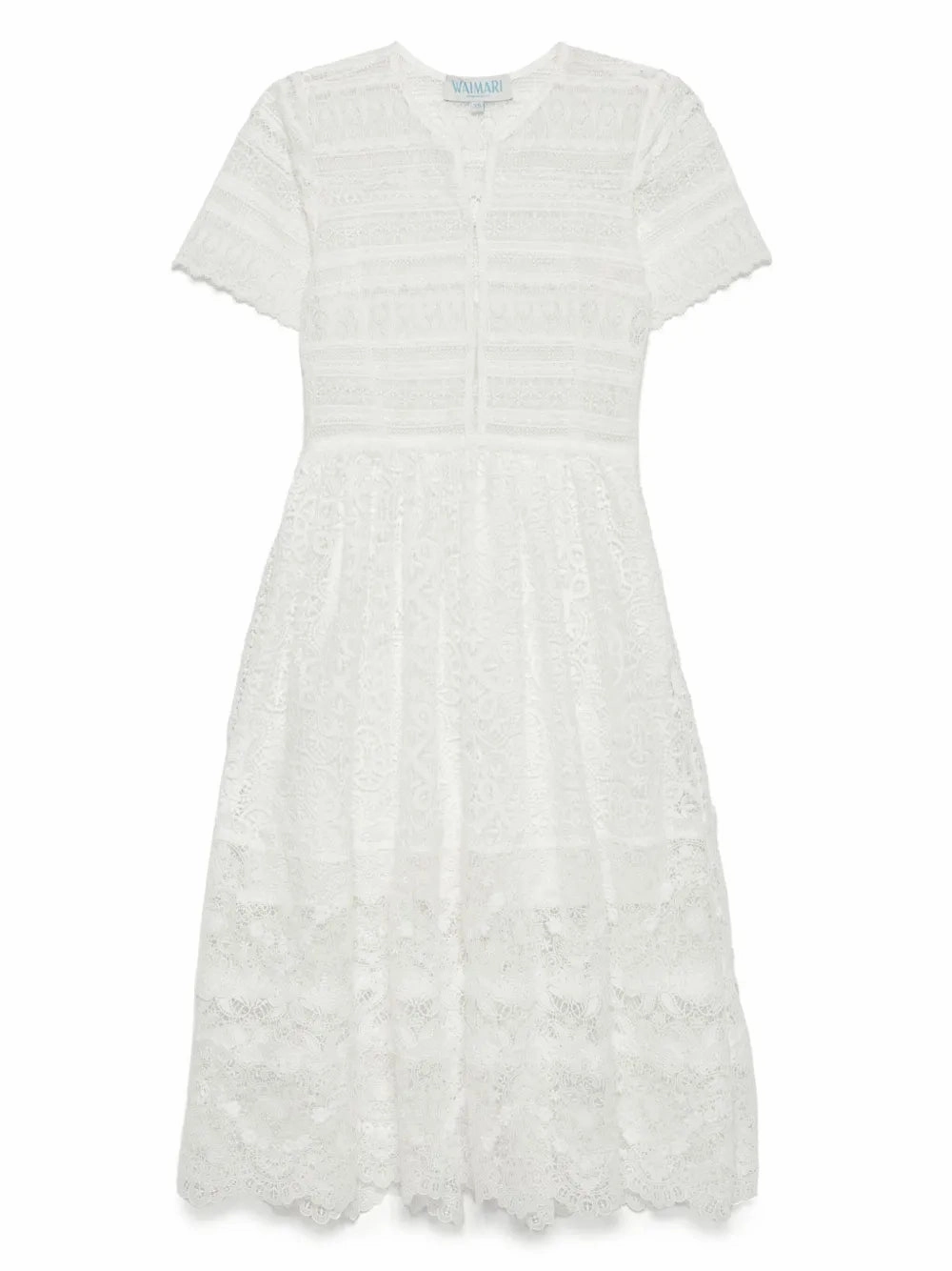Gianni Midi Dress in White Shoot Mood