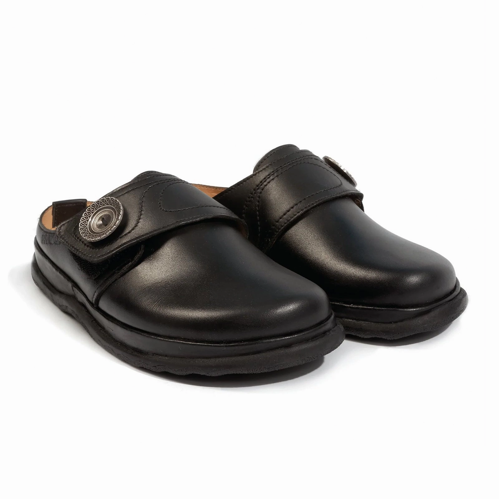 Wrinkle-Resistant Trend Fit Haflinger Charlotte Clog (Women) - Black