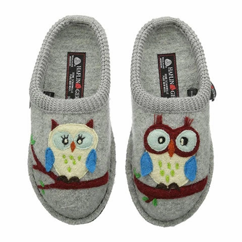 Haflinger Olivia Slipper (Women) - Silver Grey Easy Vibe Comfortable Waist