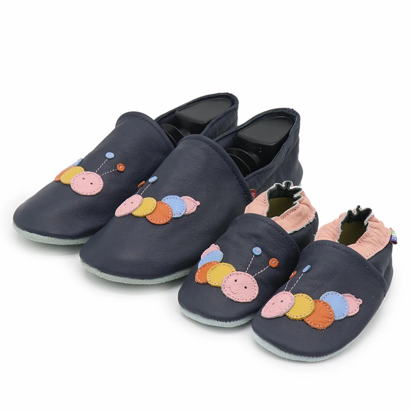 traction - level Ultra-soft breathability Caterpillar Dark Blue Parent-Child matching shoes- slippers