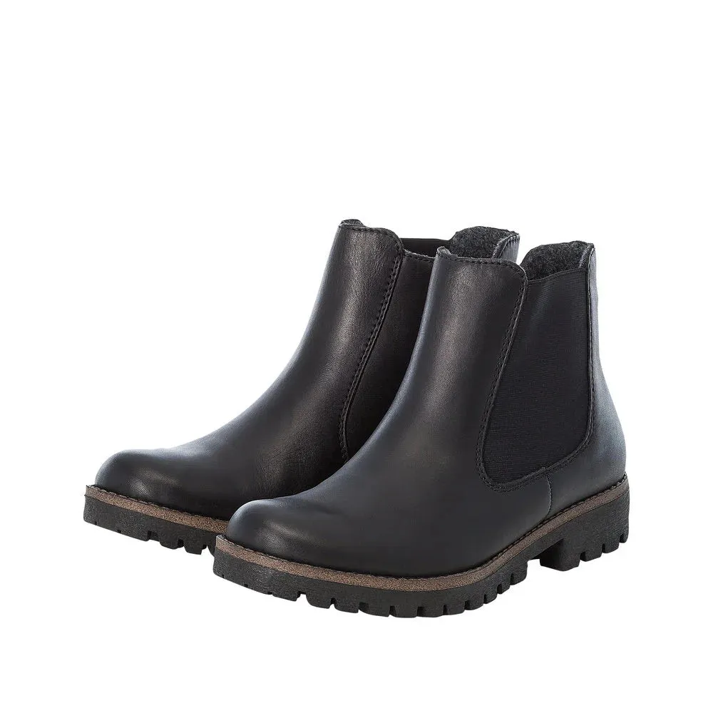 RIEKER WOMENS 78570-00 - BLACK Grip Enhancement Slip - resistant