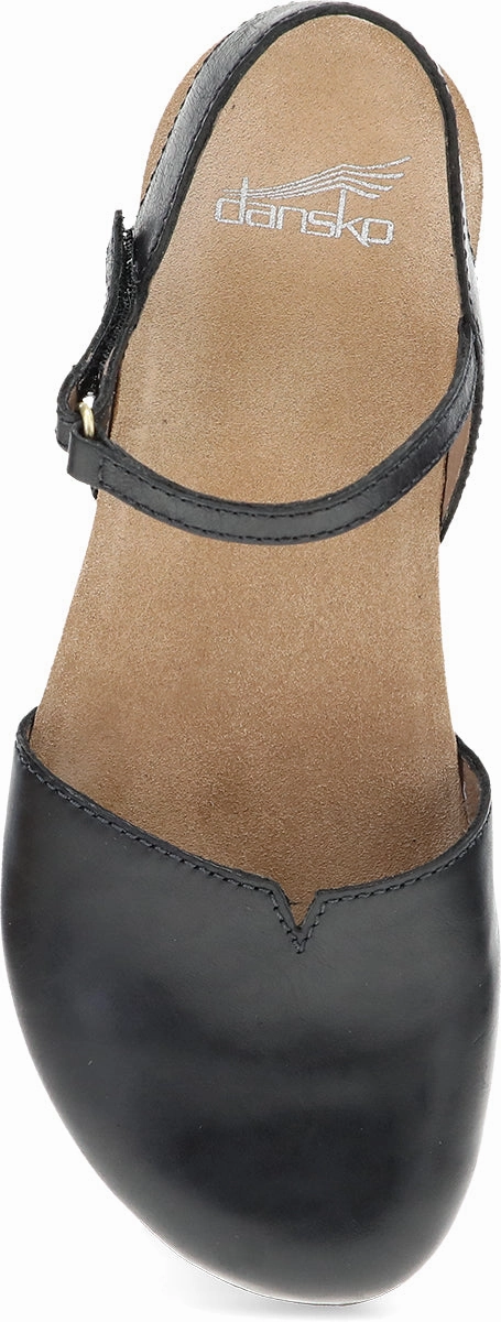 Total Ease Ergonomic Contour Shape DANSKO ROWAN BLACK WAXY