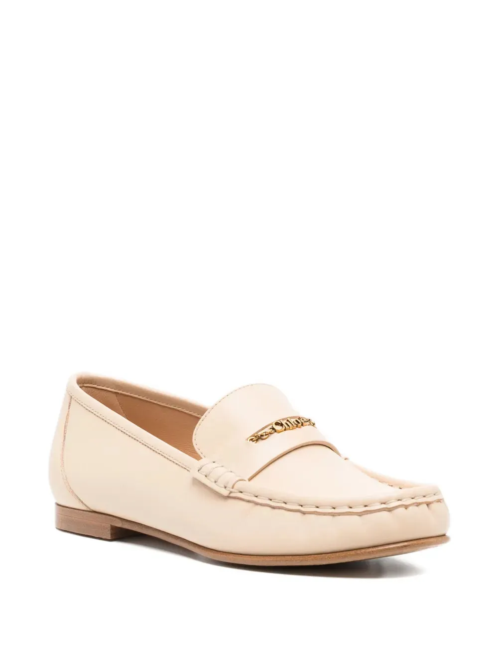 Cultural Event Upgraded arch Chlo?? Loafer in Sweet Beige