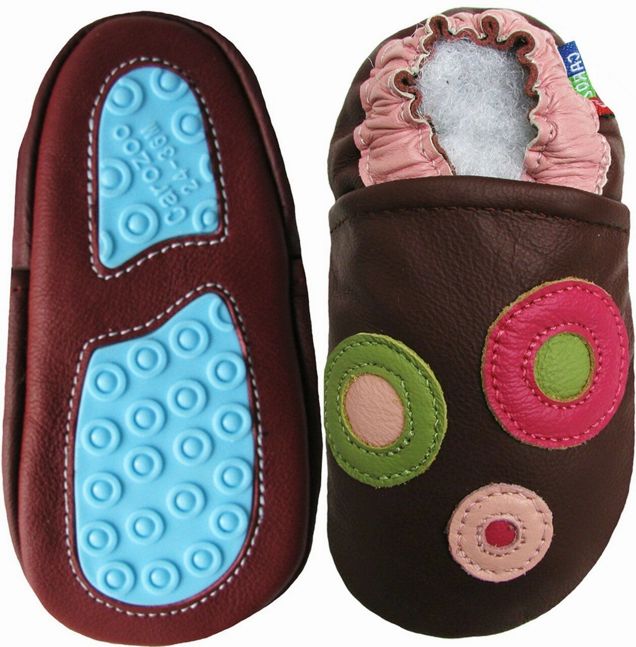 Heat Sealed Seam Technology Stylish Silhouette Circle Purple Outdoor up to 4 Years Rubber sole Genuine leather Baby Kids Toddlers