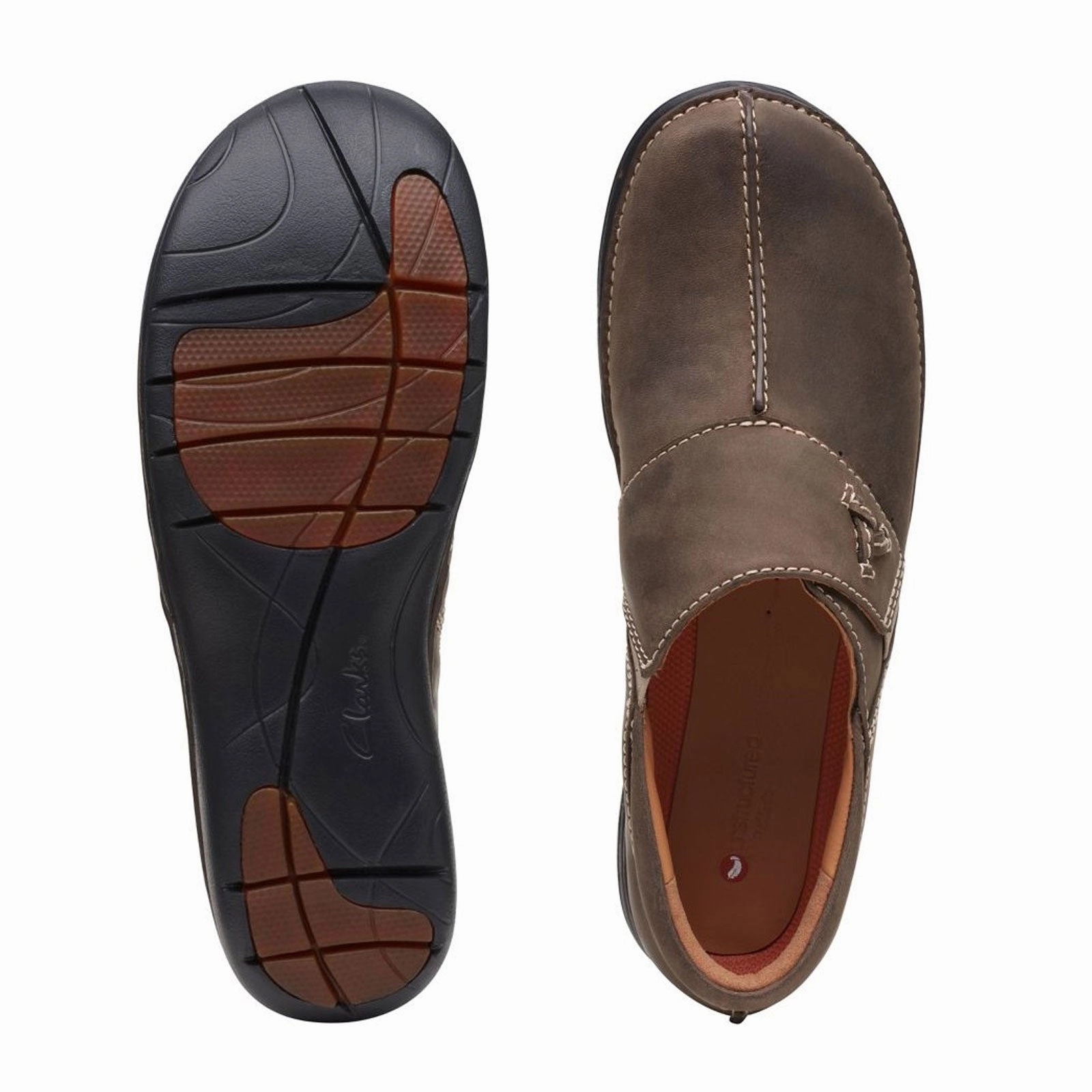 Clarks Un Loop Ave Slip On (Women) - Taupe Fresh Motion Timeless Soft