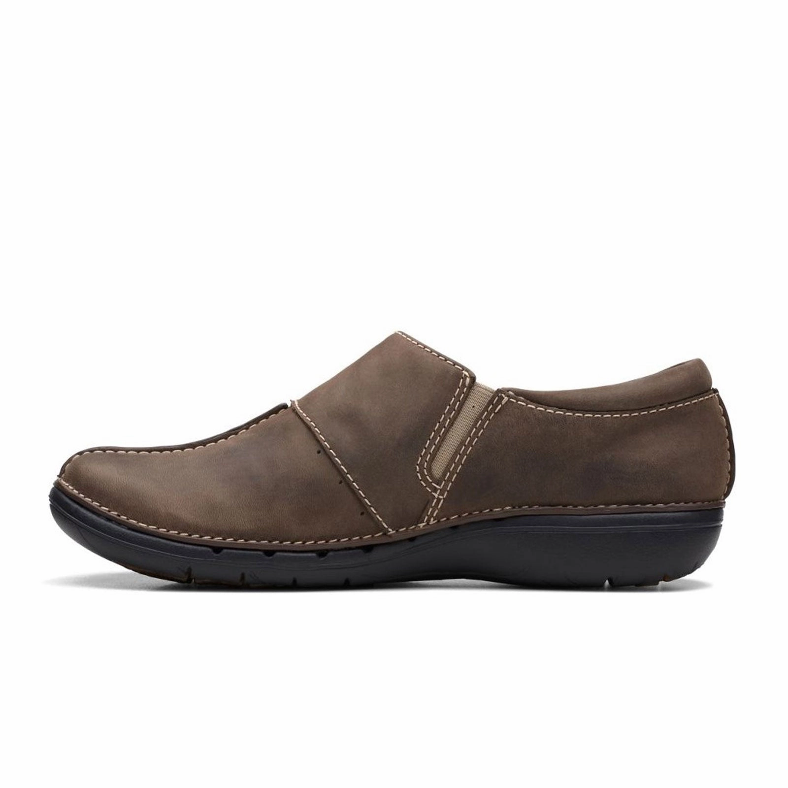 Neutral Form Urban Drape Clarks Un Loop Ave Slip On (Women) - Taupe
