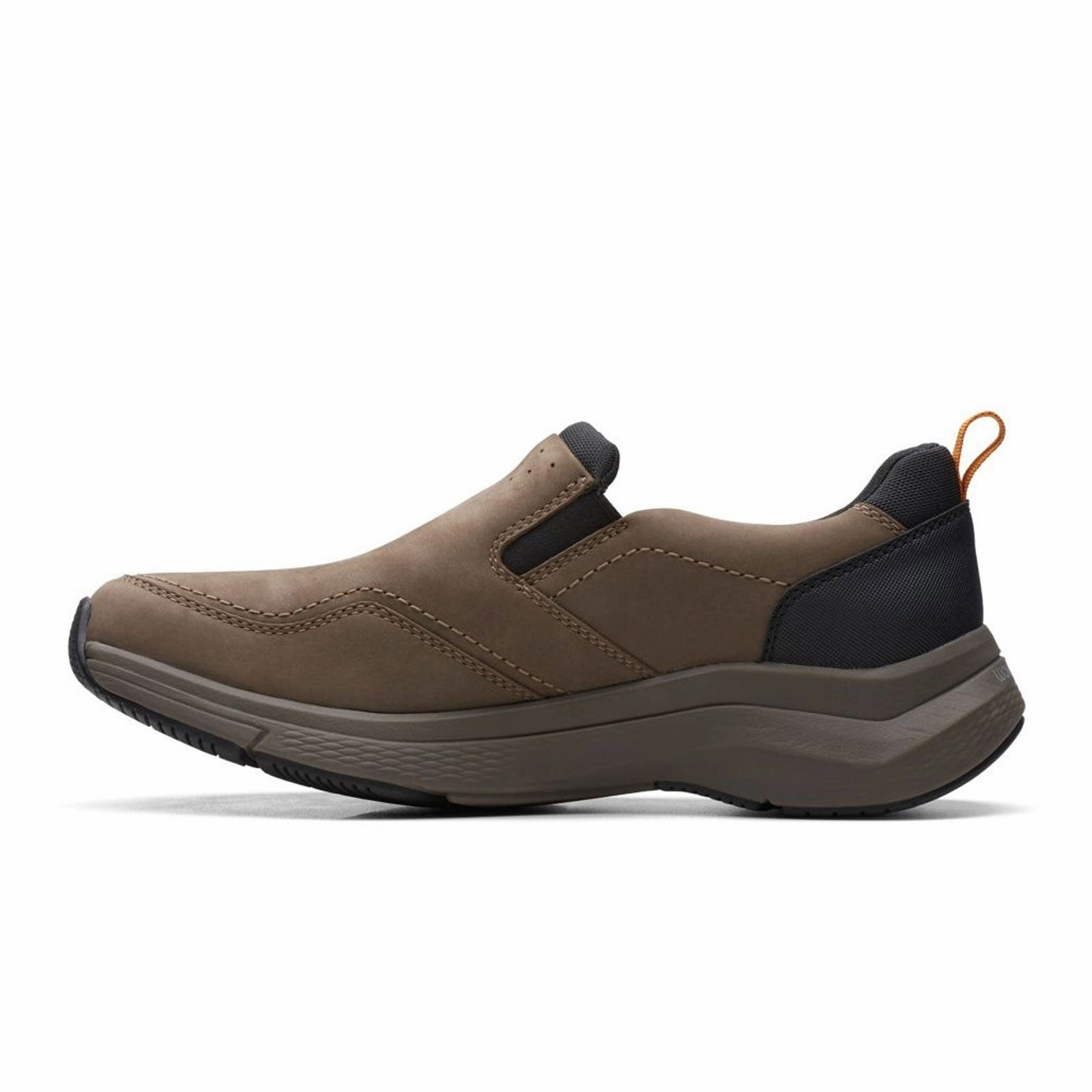 Clarks Wave 2.0 Edge Waterproof Slip On (Men) - Dark Taupe Flattering and Chic Flare Swing