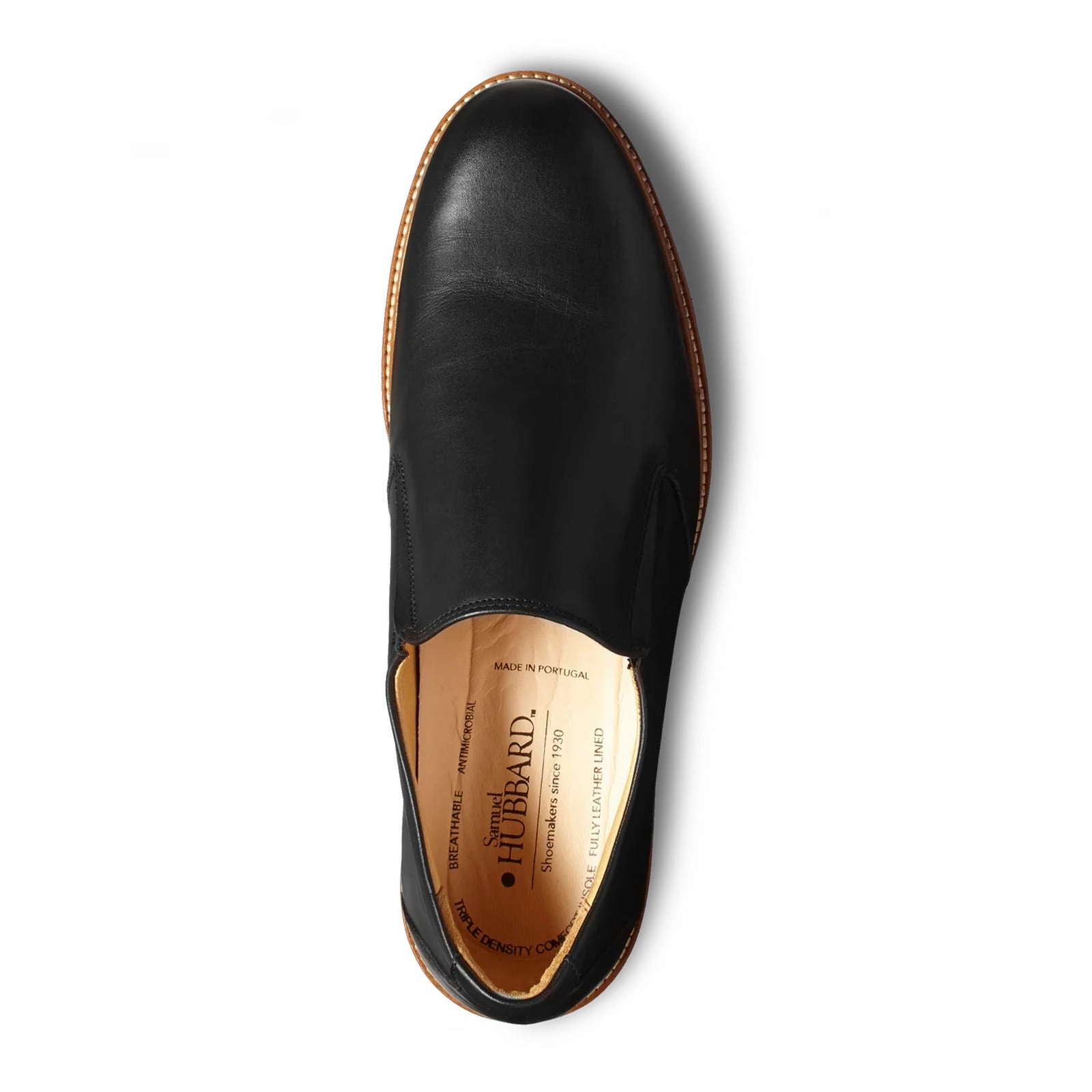 Elegant holiday wear Samuel Hubbard Frequent Traveler Loafer (Men) - Black Leather