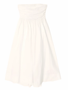 Clea Dress in White Active Fit