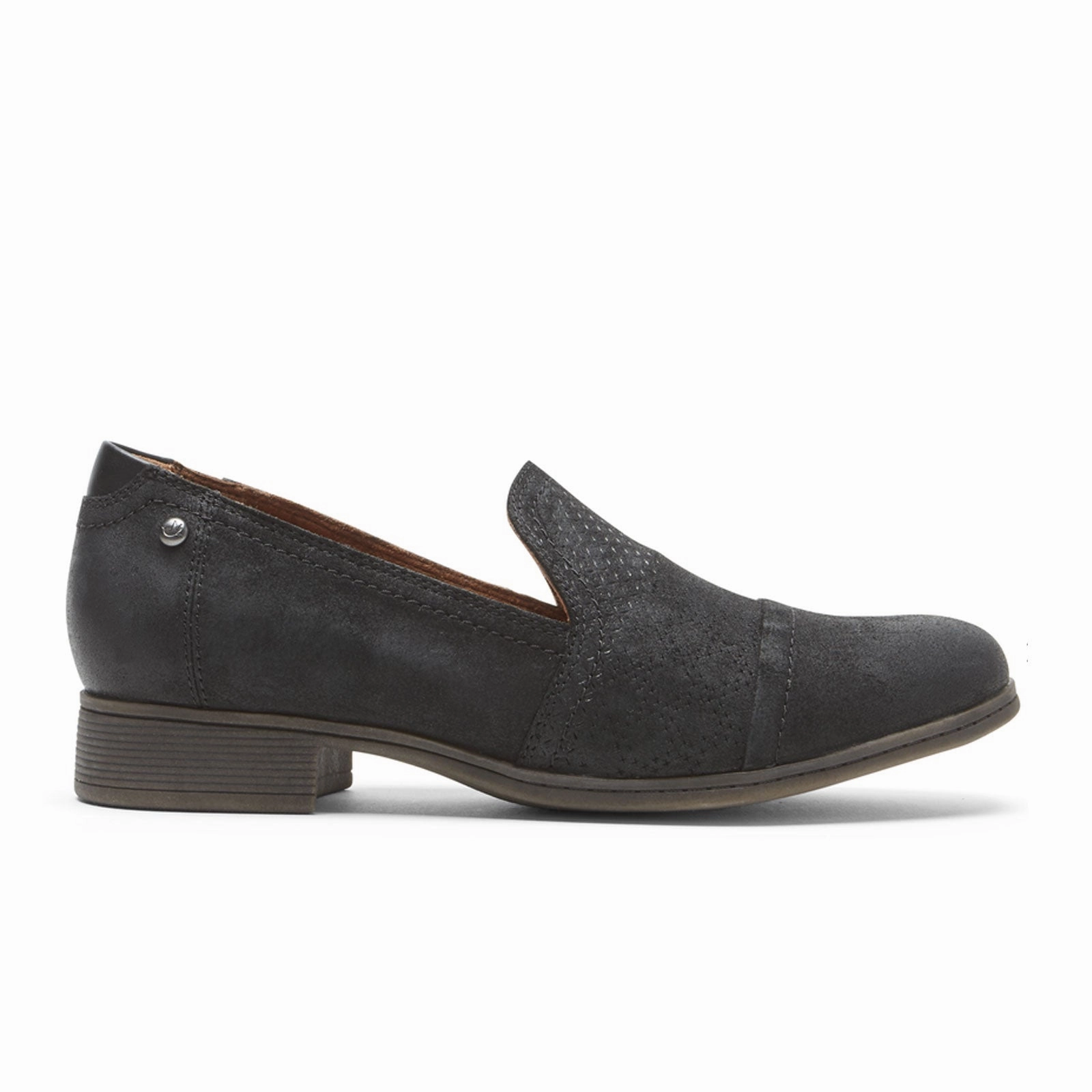 Cobb Hill Crosbie Slip On (Women) - Black Suede Birthday-Celebration