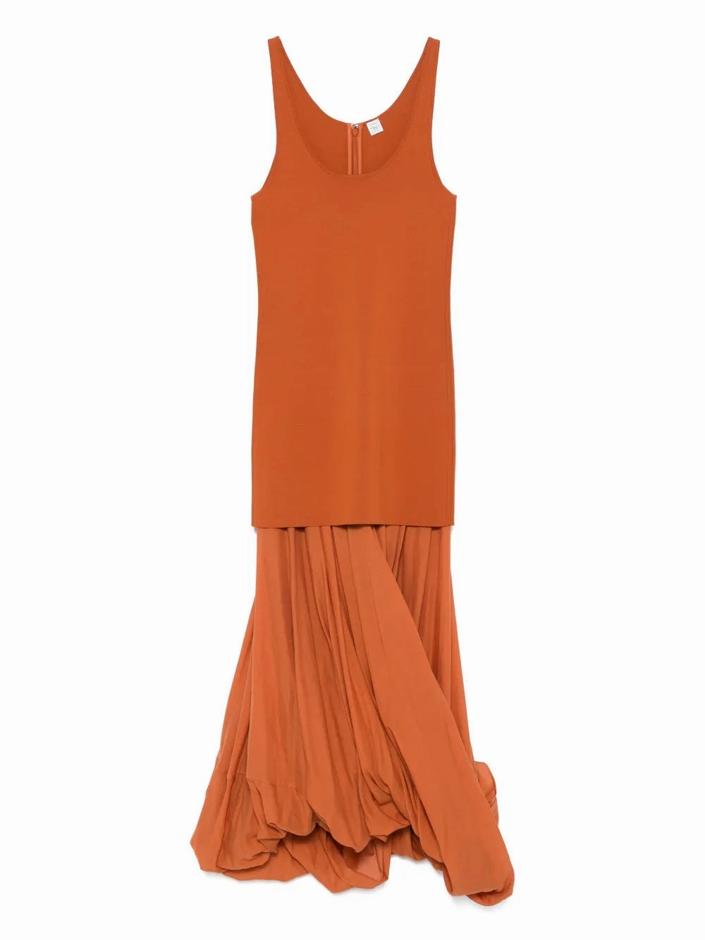 Cocoon Tank Dress in Terracotta SlipResistantHem Hope Fit