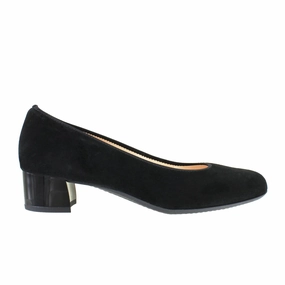 Ara Vivian Pump (Women) - Black Suede Quiet Luxury everyday staple