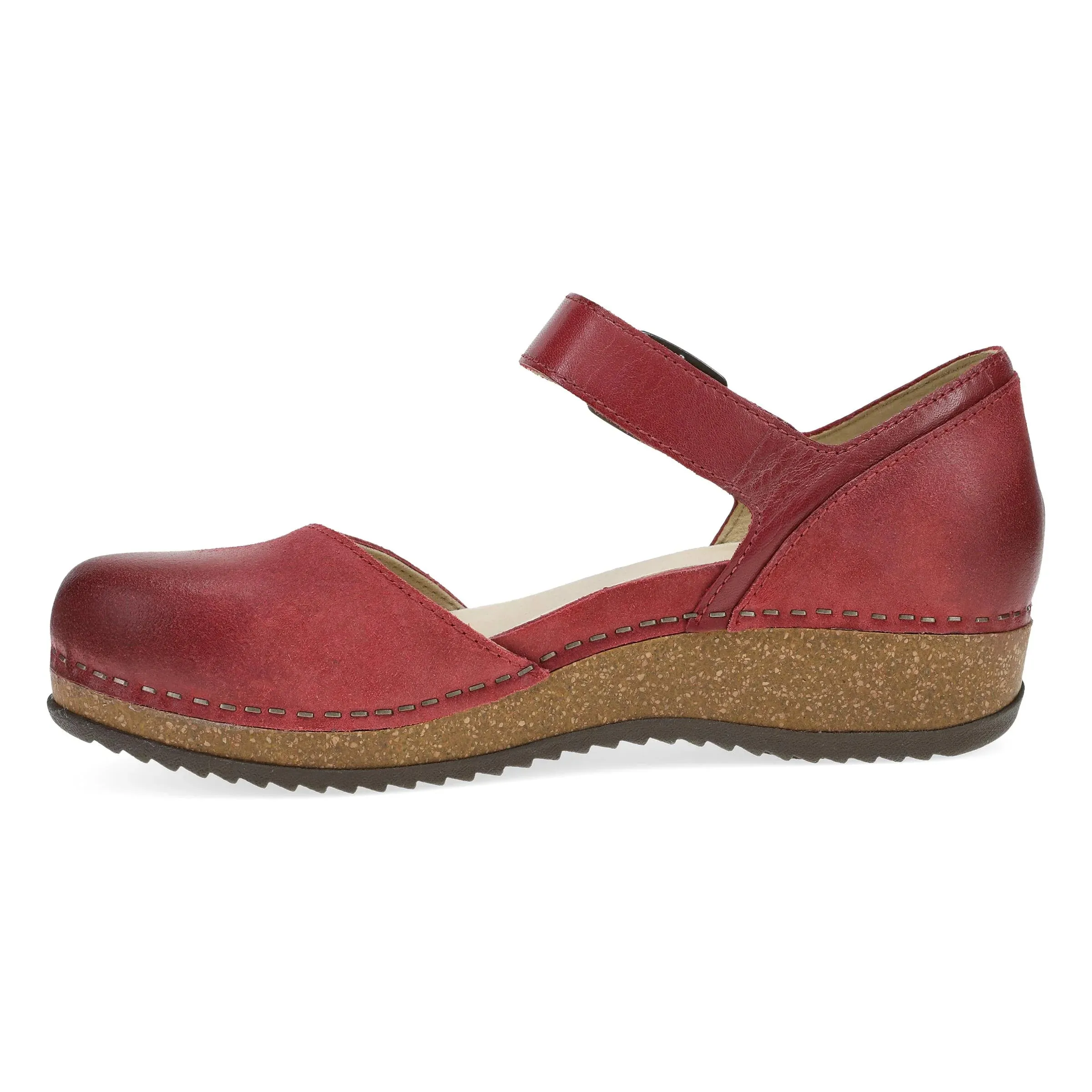 sock liner Functional DANSKO WOMENS MAE - RED BURNISHED
